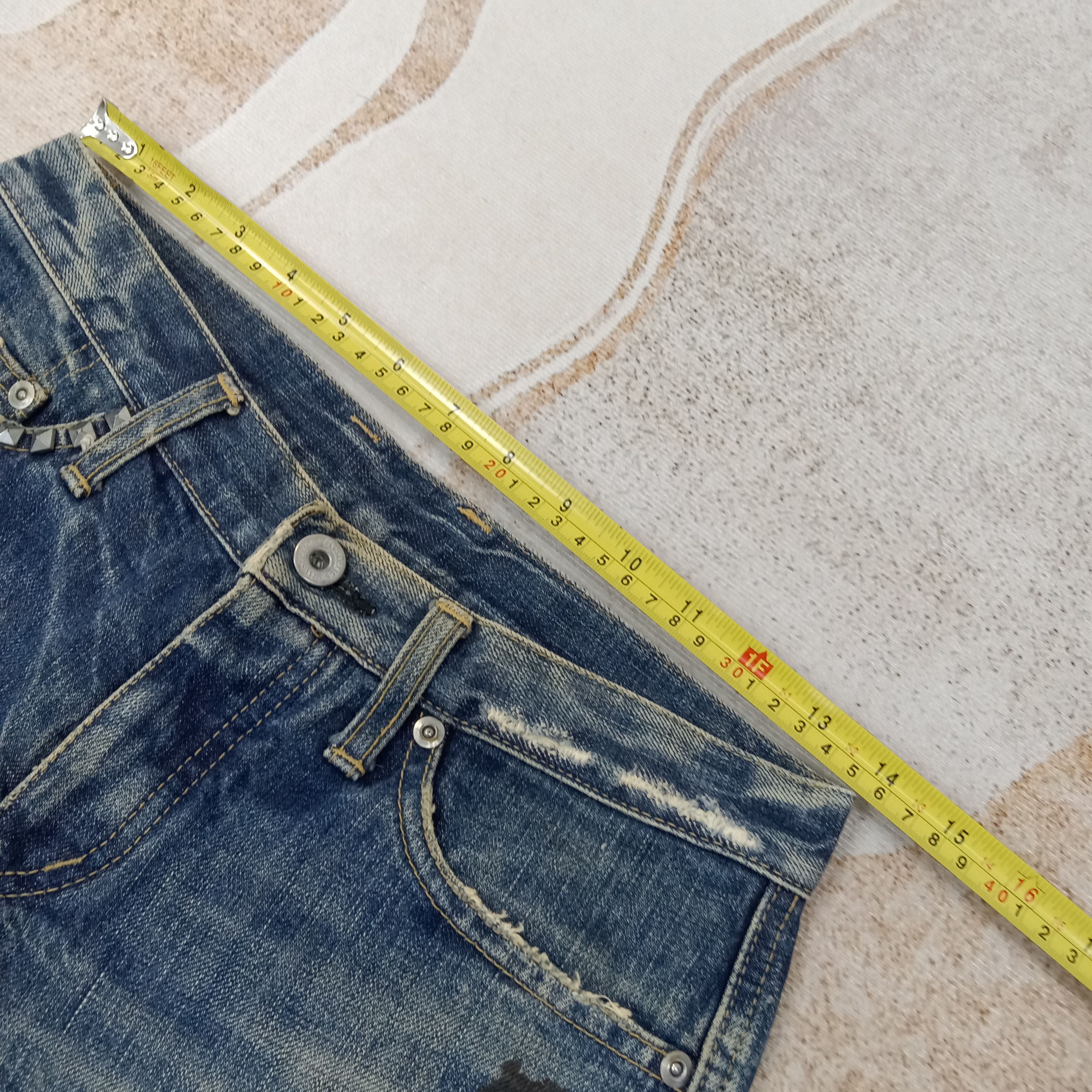 Hysteric Glamour Hysteric Glamour Japanese 3 Quarters Denim Jeans C258N28 Size US 27 - 10 Thumbnail