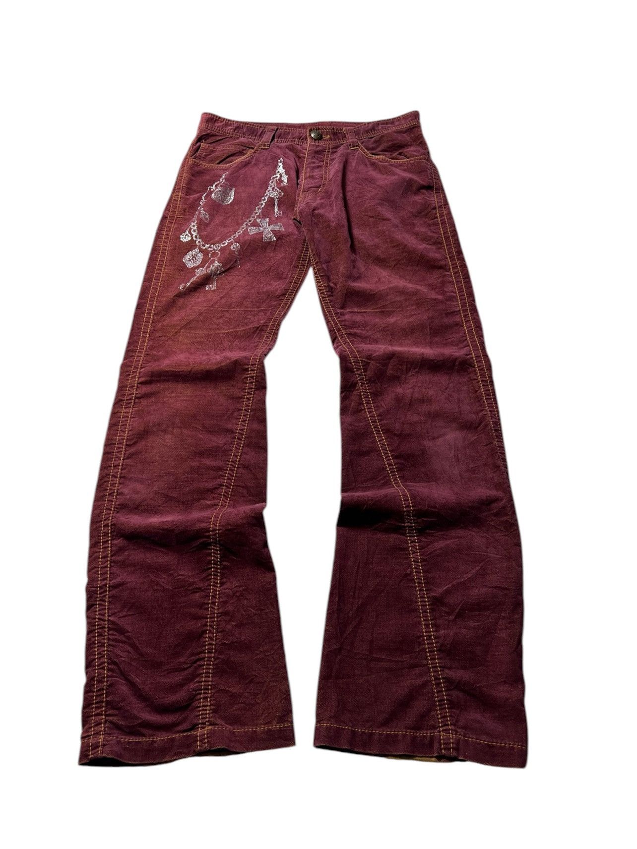 Tornado Mart Tornado Mart Python Print Flare Pants | Grailed