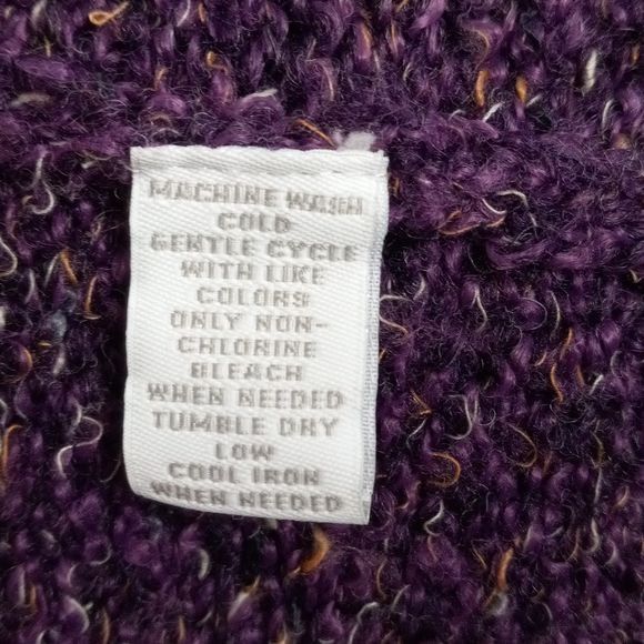 Charter Club Charter Club Size M Cardigan Sweater Purple Knit Short Sleev Size M / US 6-8 / IT 42-44 - 8 Thumbnail