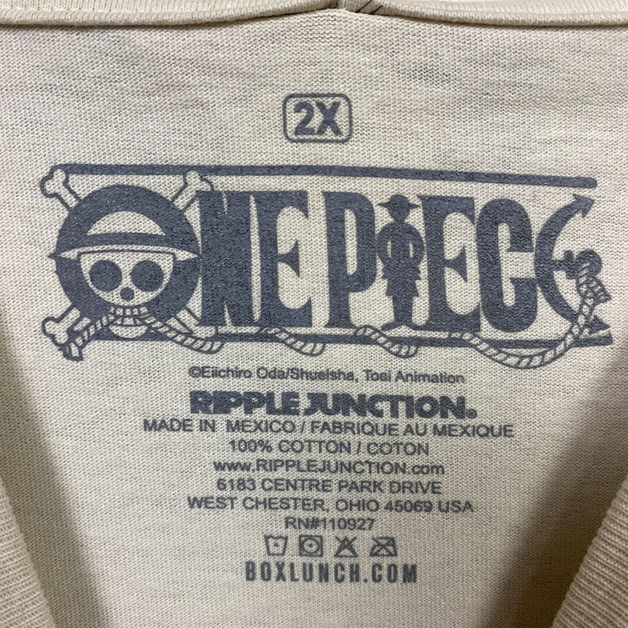 One Piece Straw Hat Crew Dead or Alive Wanted Posters One Piece Tee 2X Size US XXL / EU 58 / 5 - 4 Thumbnail