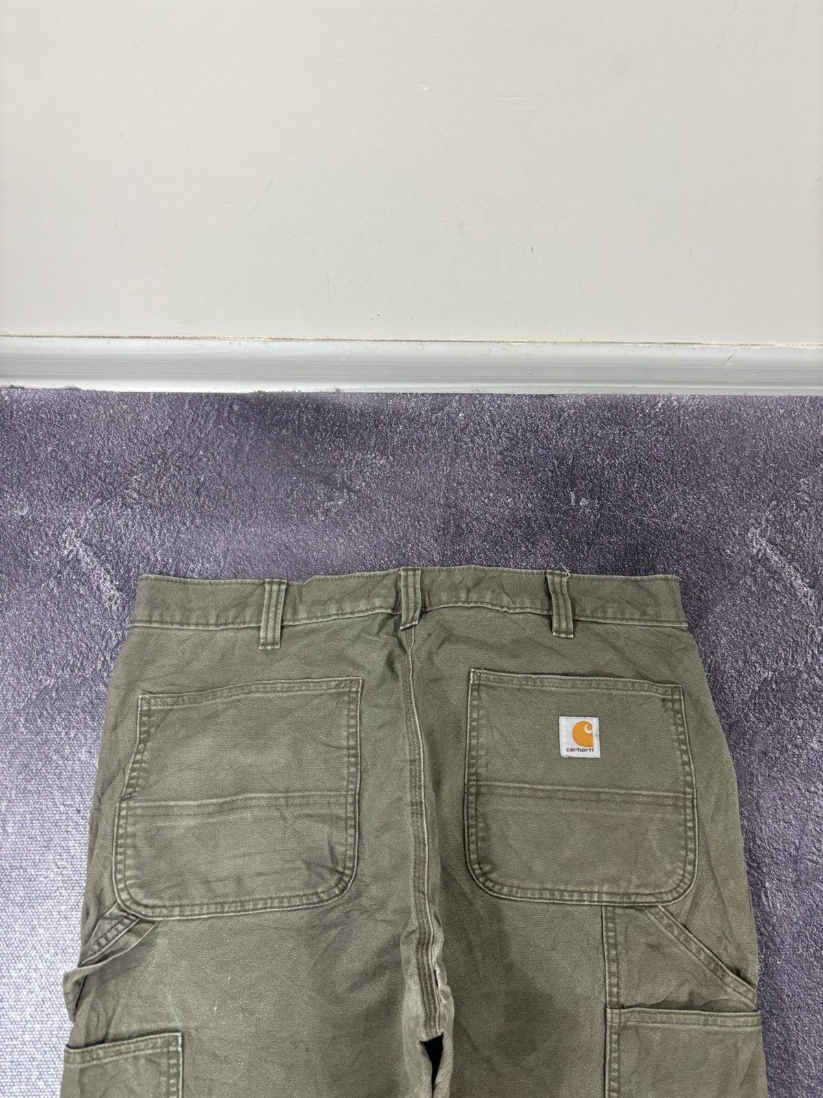 Carhartt Vintage Carhartt Rugged Flex Olive Utility Work Baggy Pants Size US 36 / EU 52 - 7 Thumbnail