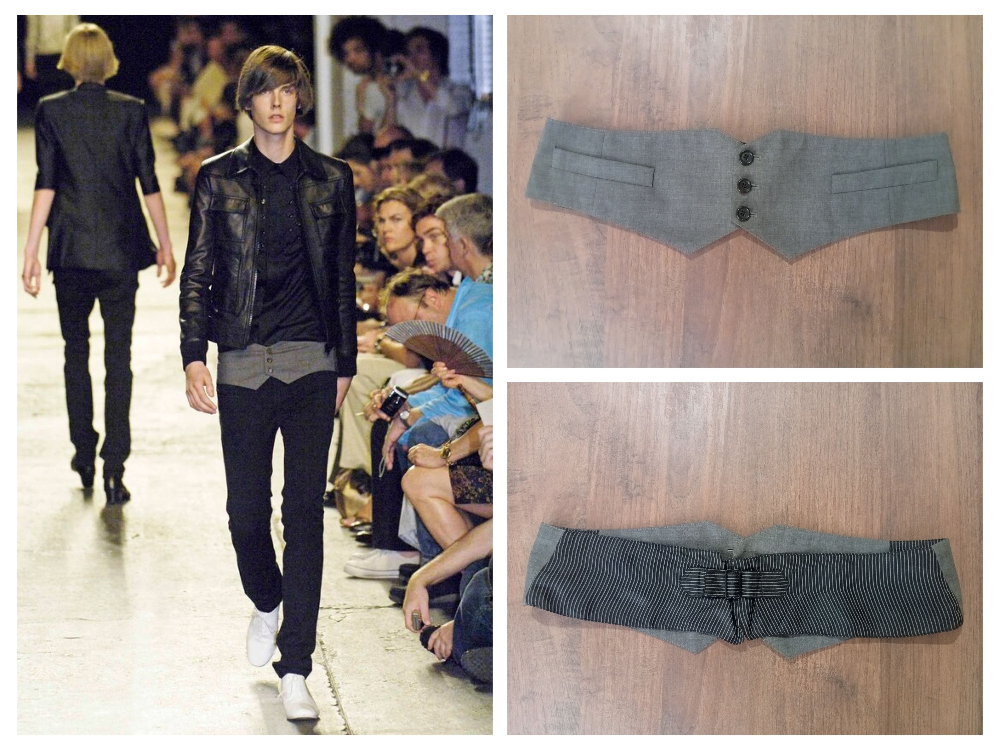 Dior Dior Homme by Hedi Slimane Gold Eagle Archive Belt Size 80
