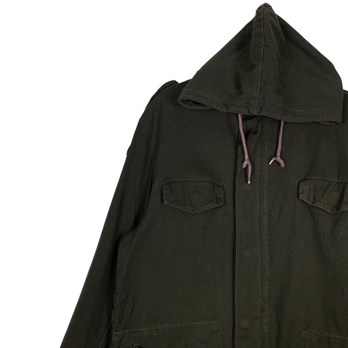 Japanese Brand SCHWARZ GUMU Hooded Jacket / Parka #0549-C25 Size US L / EU 52-54 / 3 - 6 Thumbnail