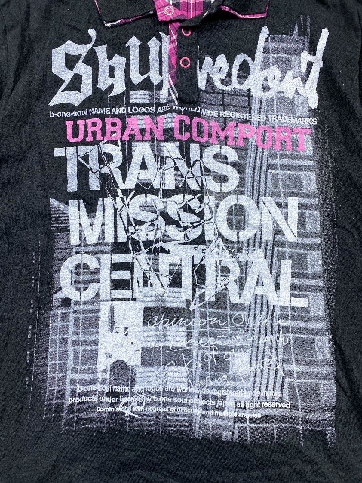 Japanese Brand Double layer B-One-SoulProjects poem ghoticpunk ifsix style Size US L / EU 52-54 / 3 - 2 Thumbnail