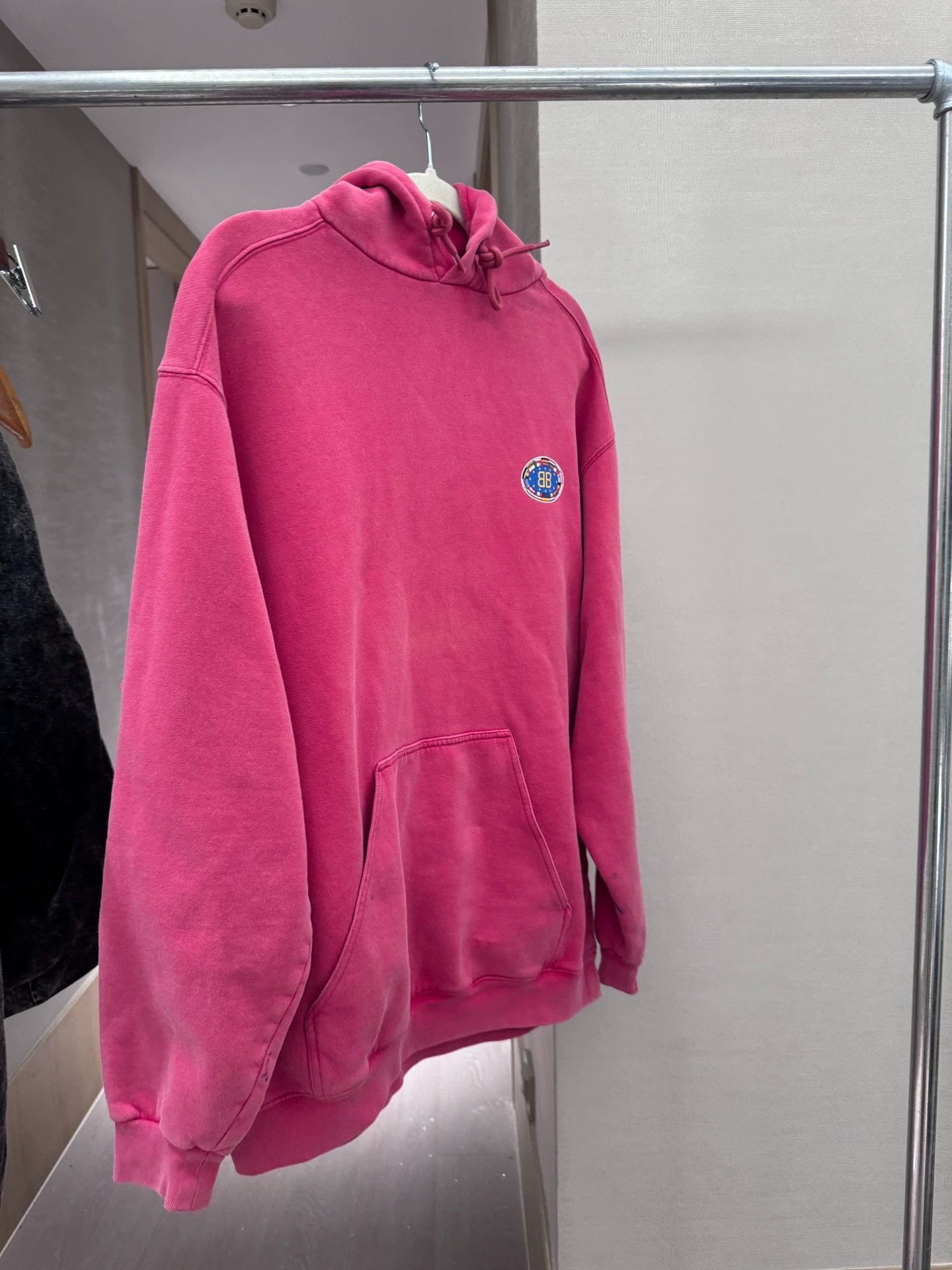 Balenciaga Balenciaga washed red sweatshirt Size XS / US 0-2 / IT 36-38 - 1 Thumbnail