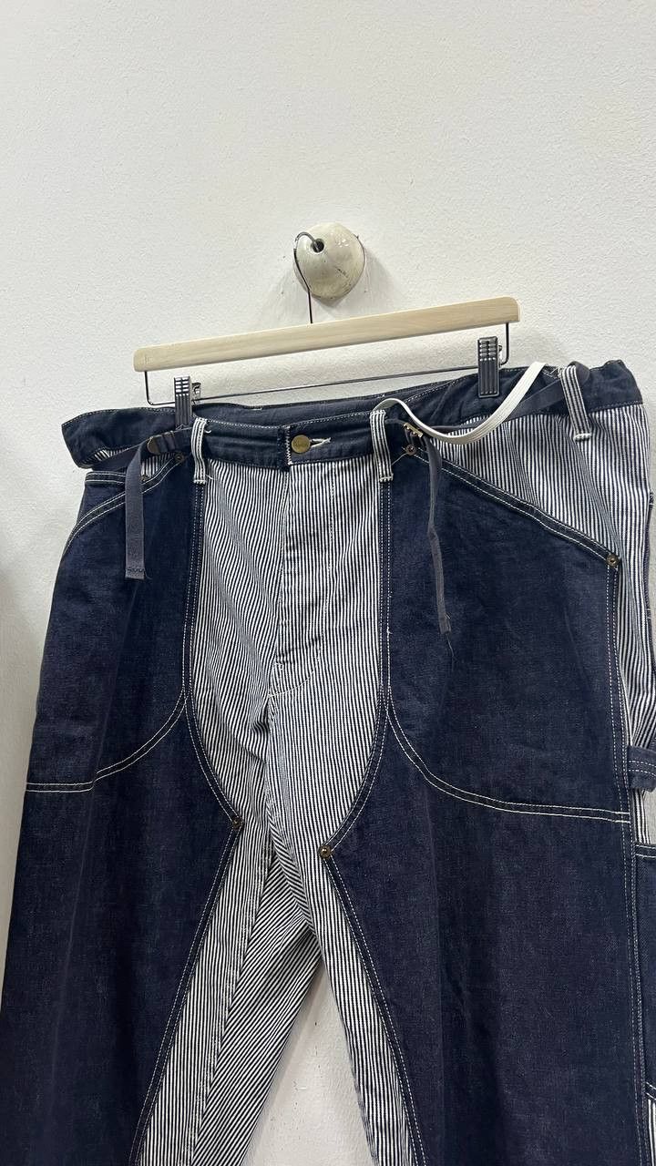 Comme des Garcons × Ganryu SS17 Comme des Garçons Ganryu Inverted Double Knee Jeans Size US 36 / EU 52 - 4 Thumbnail