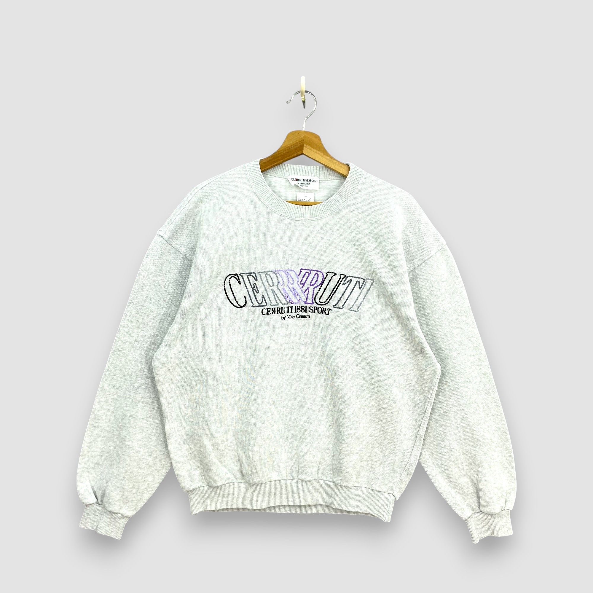 Vintage Vintage 90s Cerruti 1881 Sport Embroidered Sweatshirt Size US M / EU 48-50 / 2 - 1 Thumbnail