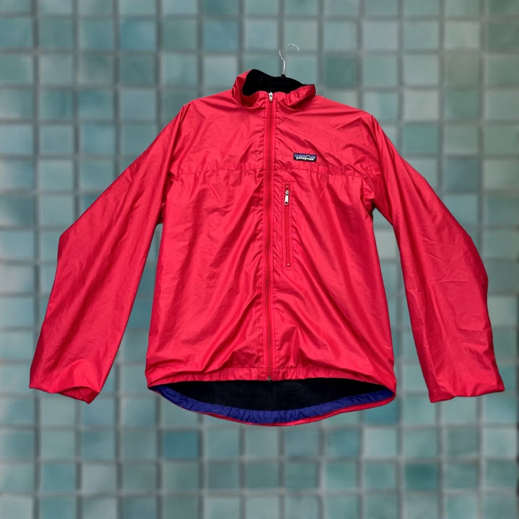 Patagonia VINTAGE Patagonia Jacket Mens XS Red Velocity Shell Coat Logo Mock Neck Windbreaker Short Zip Pockets Fall Spring Summer Regular Size US XS / EU 42 / 0 - 1 Thumbnail