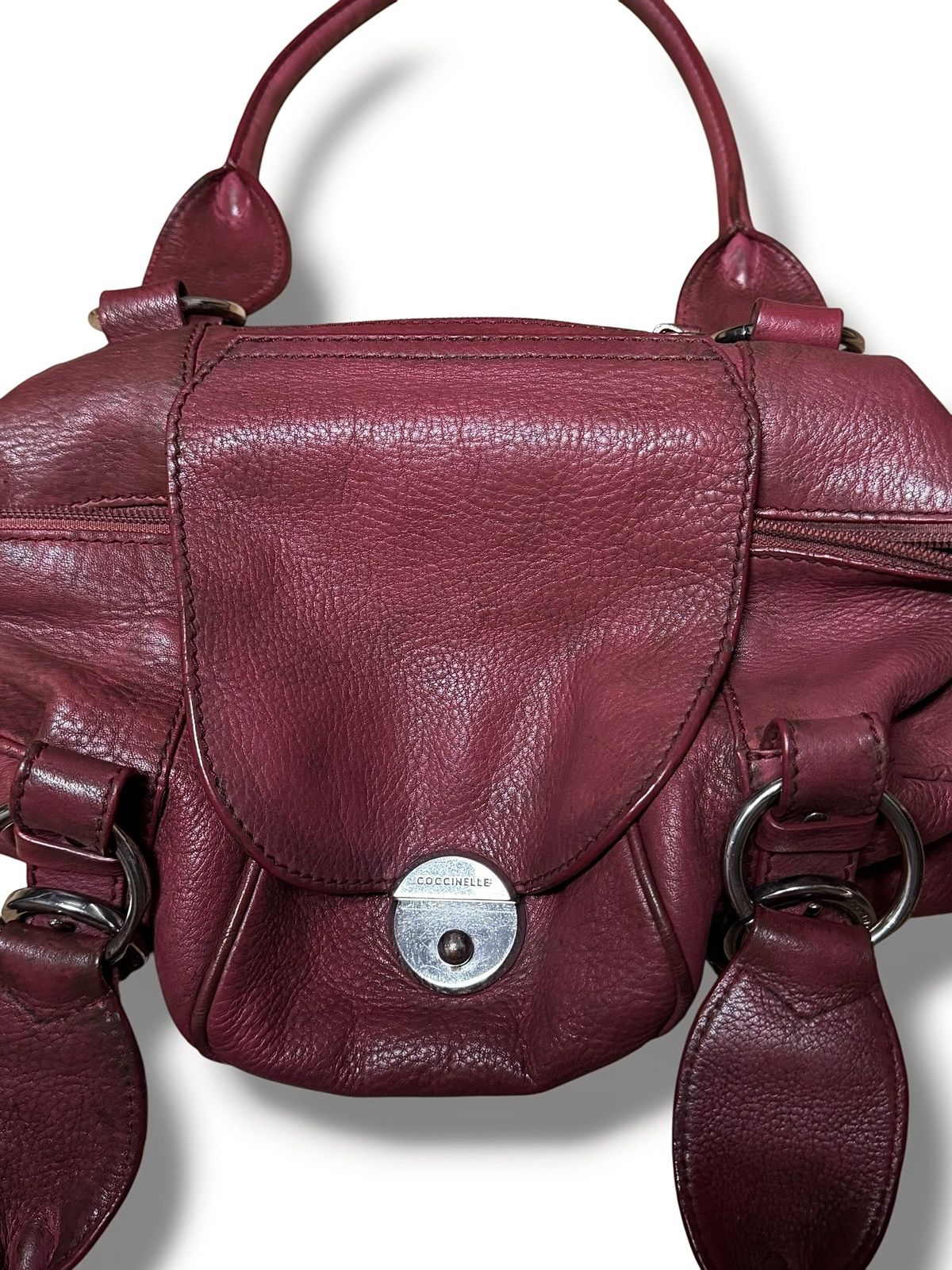 Vintage Vintage Coccinelle Leather Crossbody Bag Luxury Avantgarde Size ONE SIZE - 4 Thumbnail