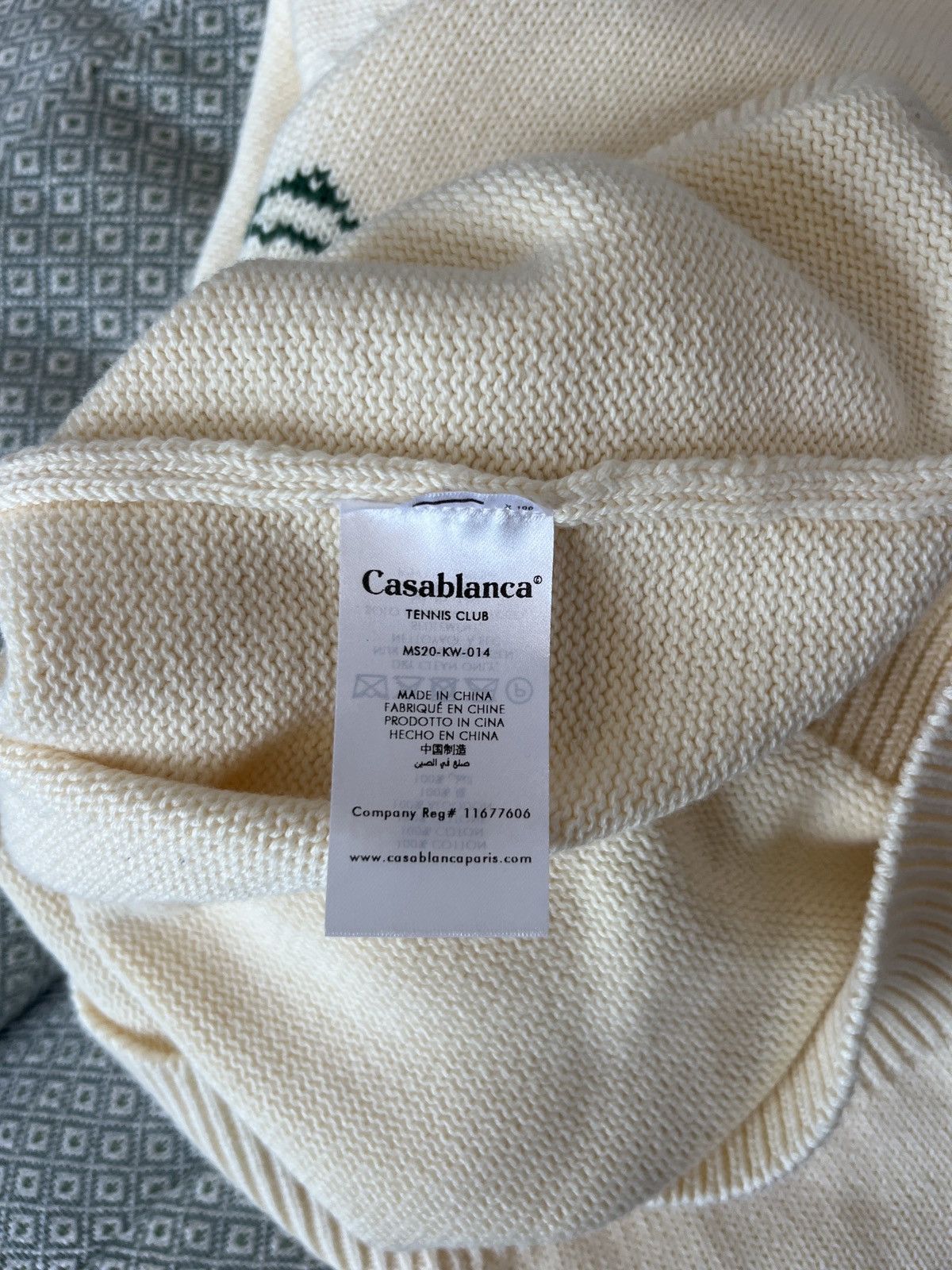 Casablanca Intarsia Casino Sweater Size US XL / EU 56 / 4 - 8 Thumbnail
