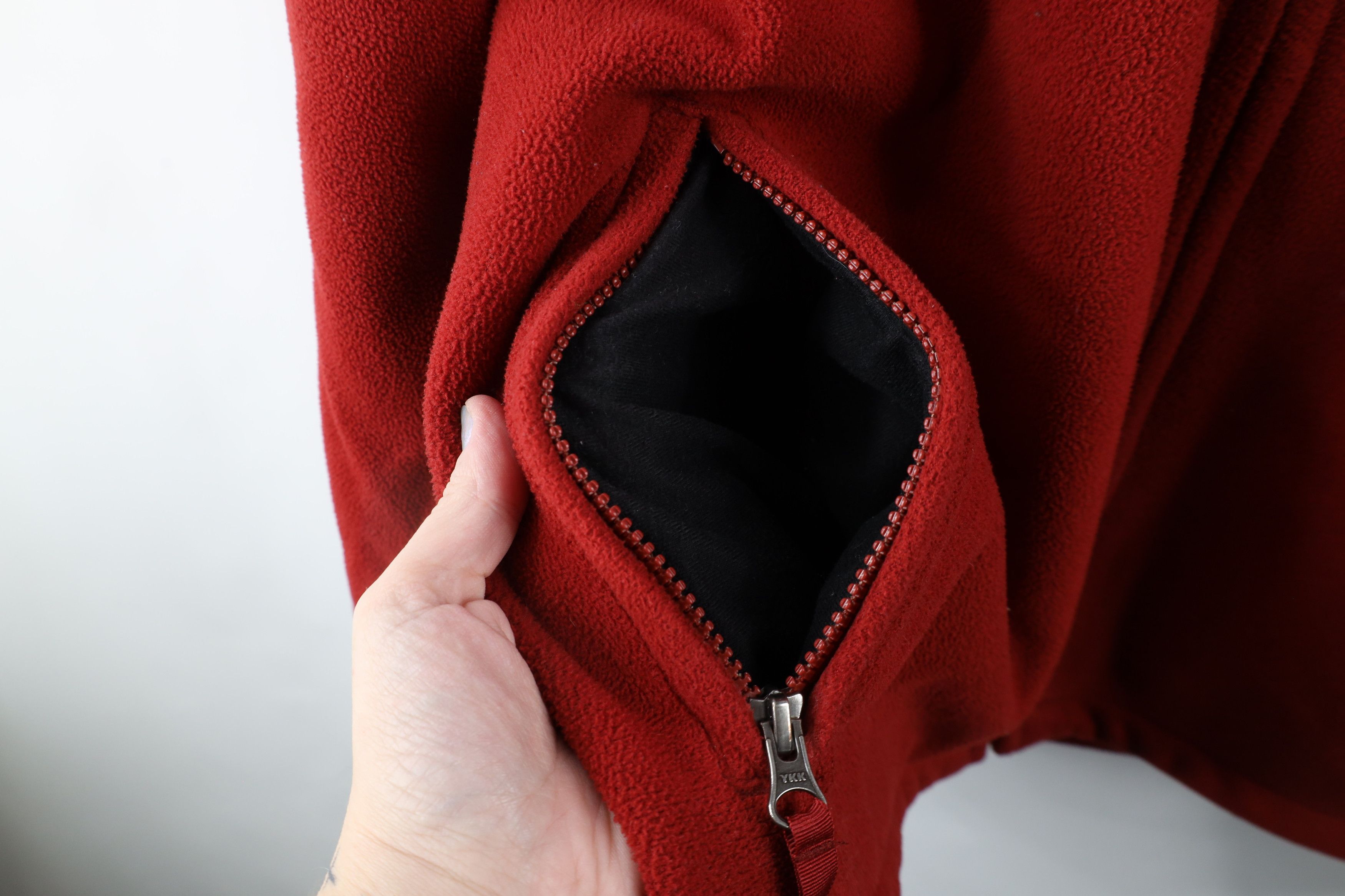 Duluth Trading Company × Vintage Duluth Trading Co Shoreman Fleece Full Zip Jacket Red Size US L / EU 52-54 / 3 - 7 Thumbnail