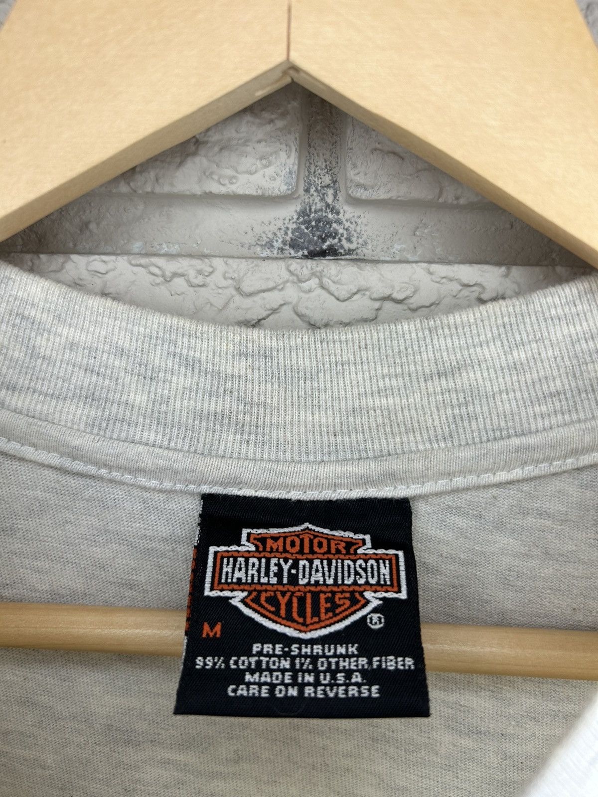 Harley Davidson × Vintage Vintage 90s Harley Davidson American Eagle T Shirt Size US M / EU 48-50 / 2 - 11 Thumbnail