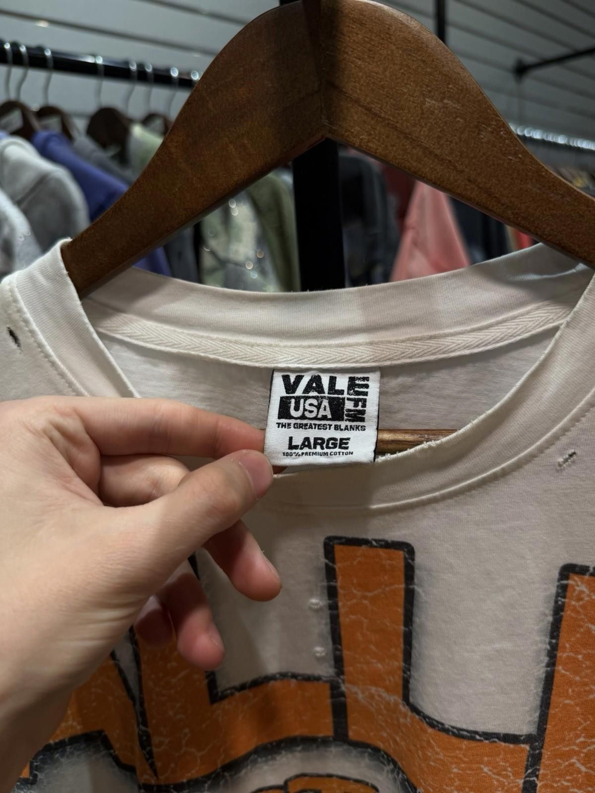 Vale Size Large Vale Forever White Hockey Tee Authentic Valley Size L / US 10 / IT 46 - 7 Thumbnail