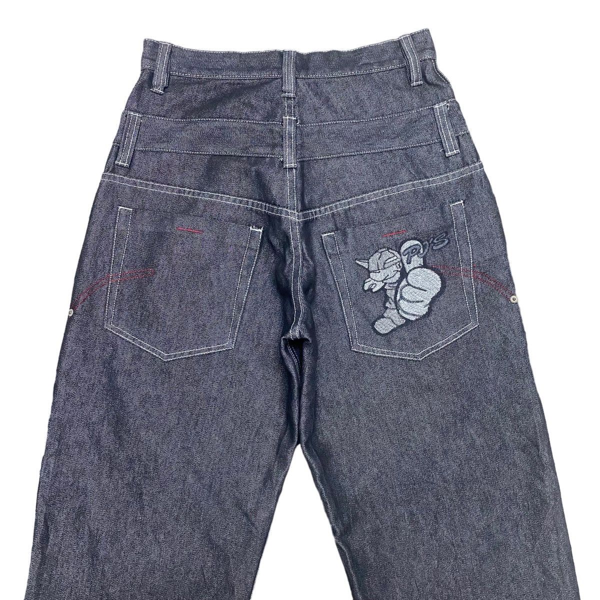JNCO Vintage PJ Surf Denim Double Waist Baggy Pants Size US 29 - 9 Thumbnail