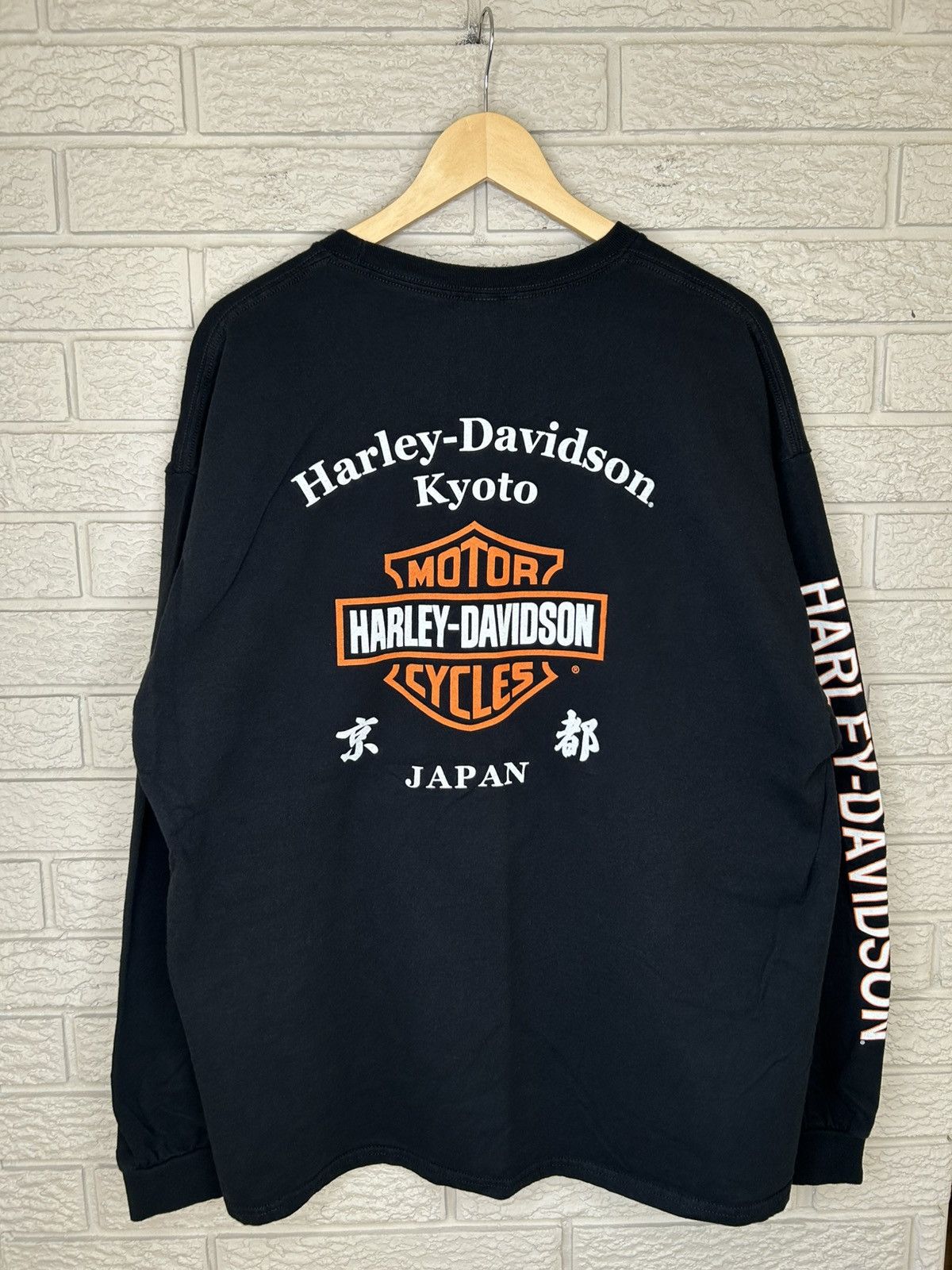 Harley Davidson Harley Davidson Kyoto Japan Long Sleeve Shirt Size US XXL / EU 58 / 5 - 4 Thumbnail