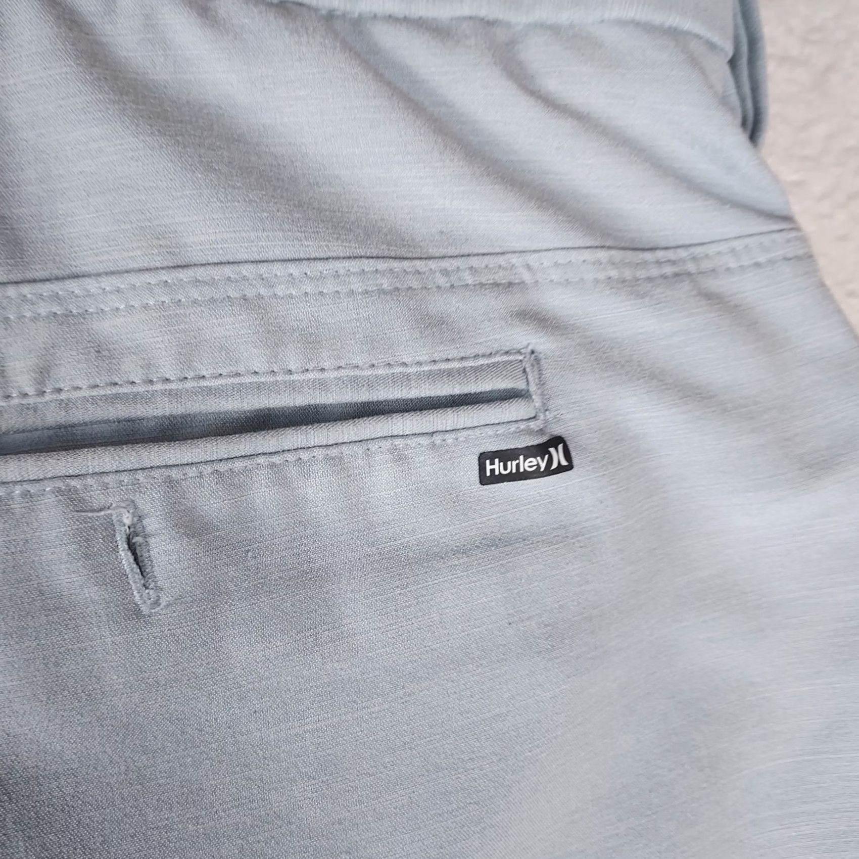 Hurley Hurley Men’s 36 Nike Dri-FIT Gray Stretch Hybrid Golf Surf Shorts Shirt? Size US 36 / EU 52 - 3 Thumbnail