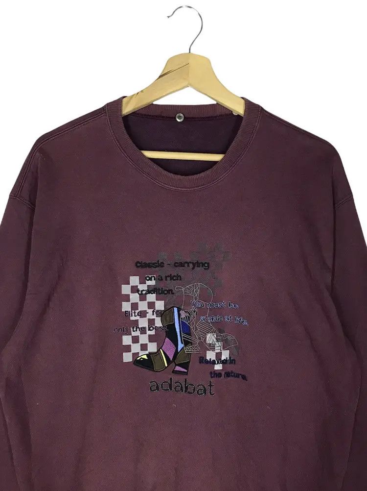 Japanese Brand Vintage Adabat Sweatshirts Size US L / EU 52-54 / 3 - 3 Thumbnail