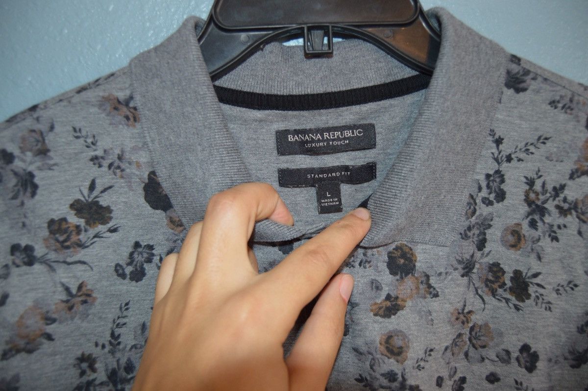 Banana Republic Banana Republic Standard Fit Floral Button-Up Shirt Size US L / EU 52-54 / 3 - 2 Thumbnail