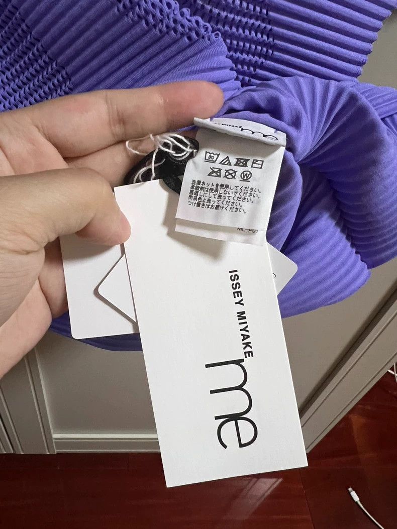 Issey Miyake Issey Miyake size:one size Purple pleated top with short s Size XS / US 0-2 / IT 36-38 - 3 Thumbnail