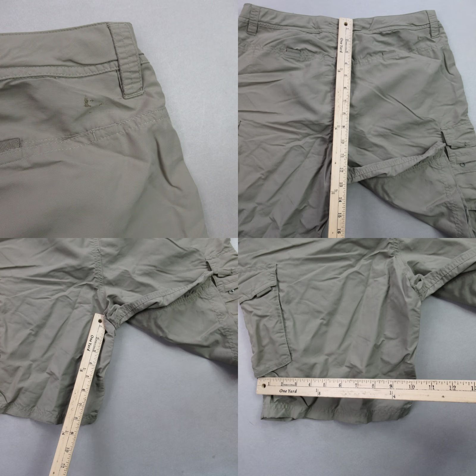 Vintage REI Shorts Womens 12 Pockets Lightweight Outdoors Hiking Cargo Brown Size 34" / US 12 / IT 48 - 8 Thumbnail