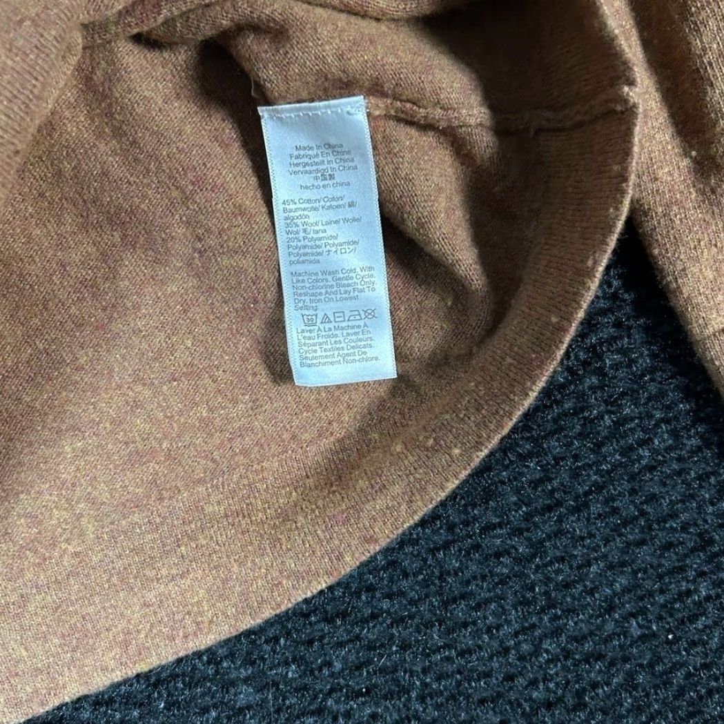 J.Crew VINTAGE? JCrew Teddie Sweater Womens XS Brown Cotton Wool Blend Crewneck Pullover M833 Size XS / US 0-2 / IT 36-38 - 7 Thumbnail