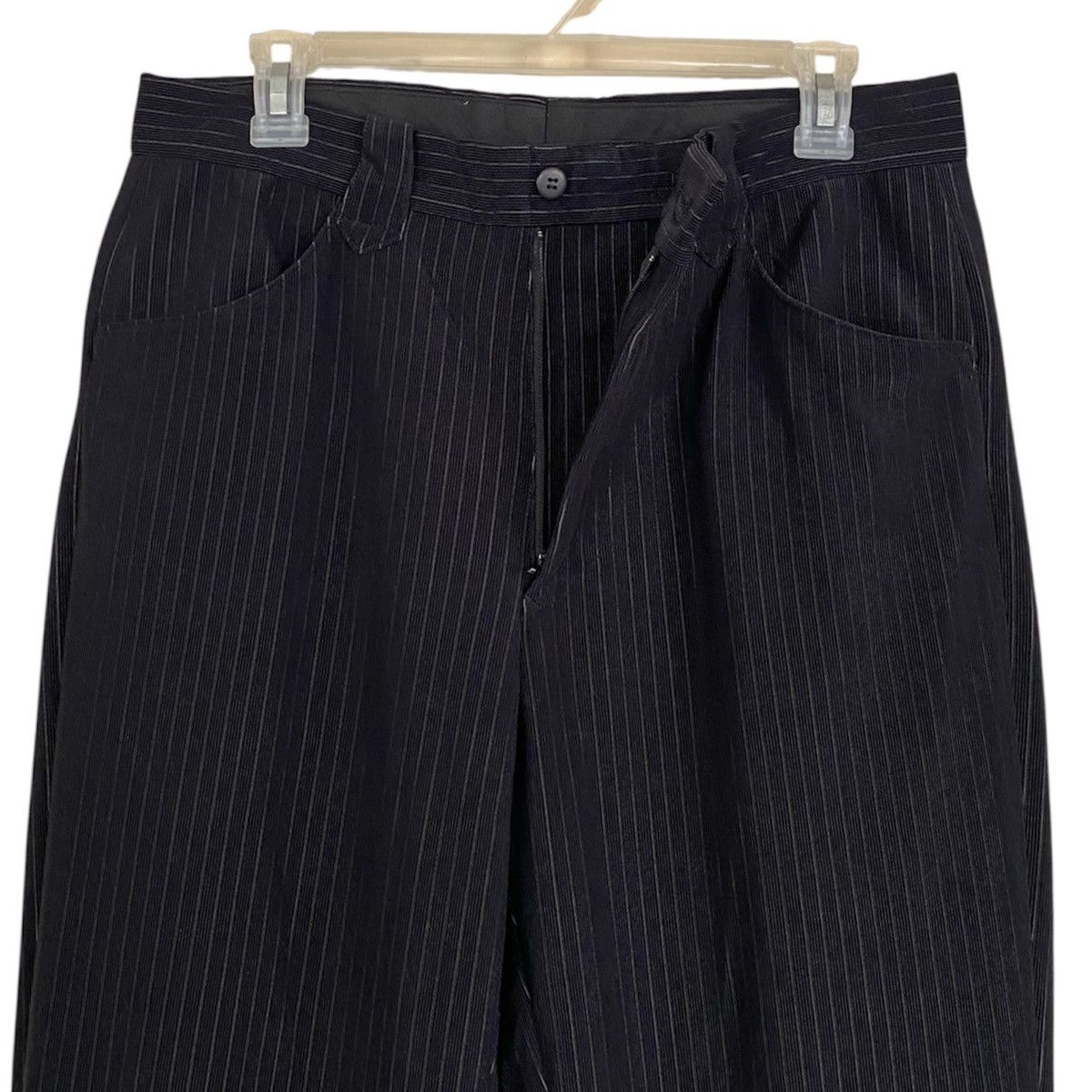 Issey Miyake 90s ISSEY MIYAKE MEN SALUR STRIPE CASUAL PANTS Size US 32 / EU 48 - 4 Thumbnail