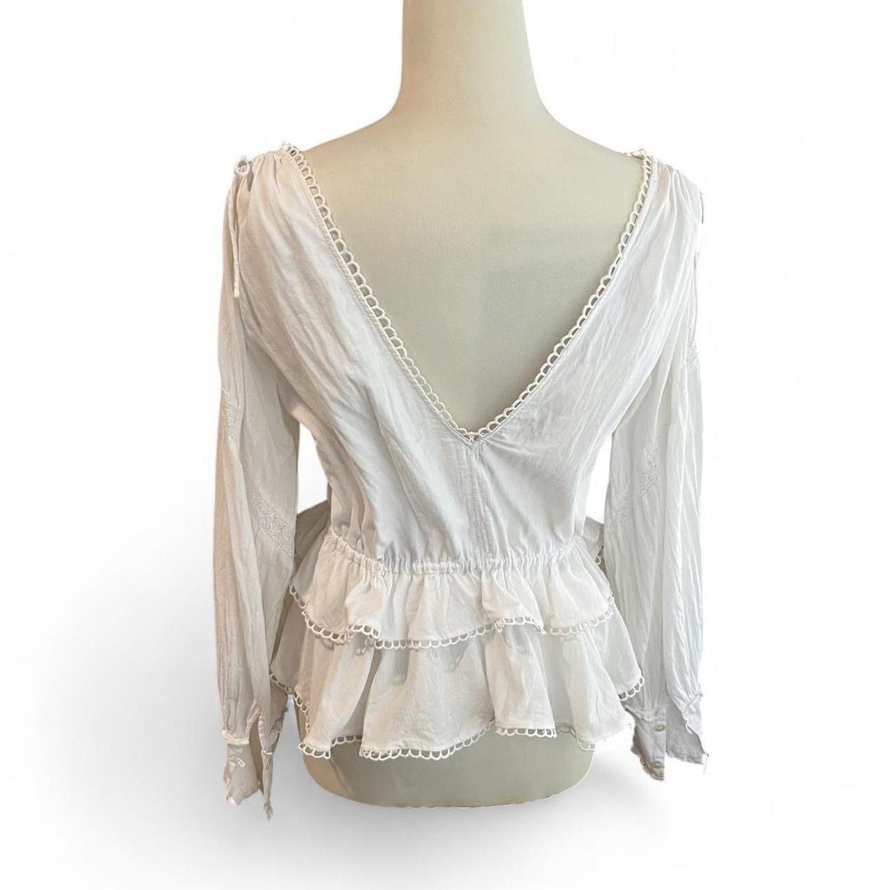 Other Vintage y2k romantic coquette cottage fairy core lace blouse Size M / US 6-8 / IT 42-44 - 2 Thumbnail