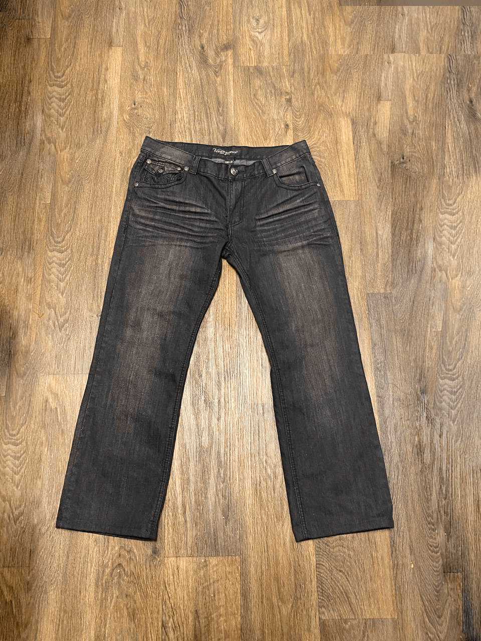 Other Black Y2K Victorious straight leg jeans Size US 38 / EU 54 - 2 Thumbnail