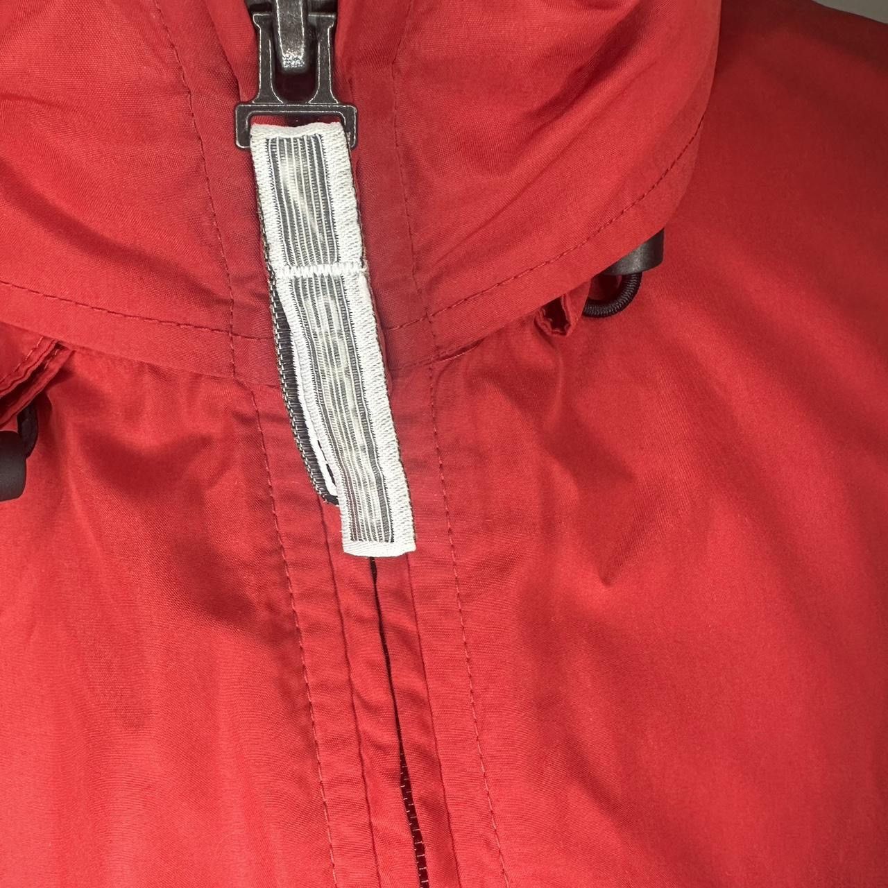Nike × Vintage Nike Vintage Soccer Red/White Jacket With Hood Size US XL / EU 56 / 4 - 5 Thumbnail