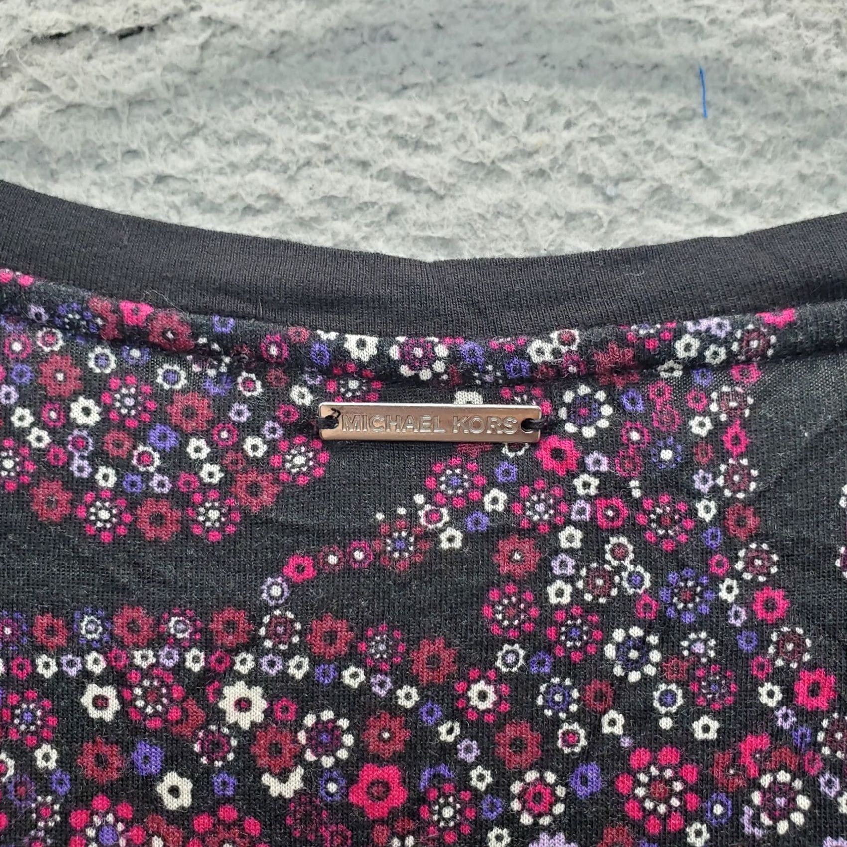 Michael Kors Michael Kors Blouse Womens S Paisley Long Sleeve Round Neck Pullover Multicolor Size S / US 4 / IT 40 - 3 Thumbnail