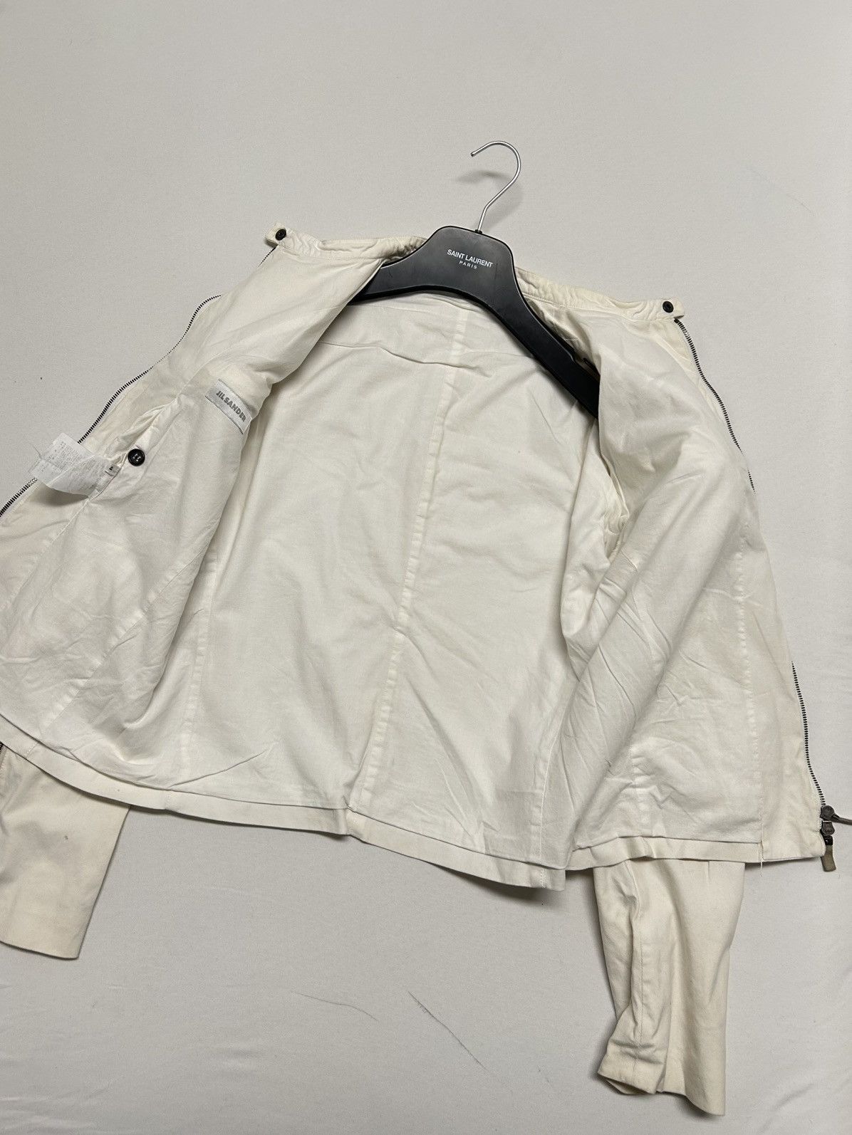 Raf Simons SS2005 Cross Zip Moto Jacket Size US M / EU 48-50 / 2 - 7 Thumbnail