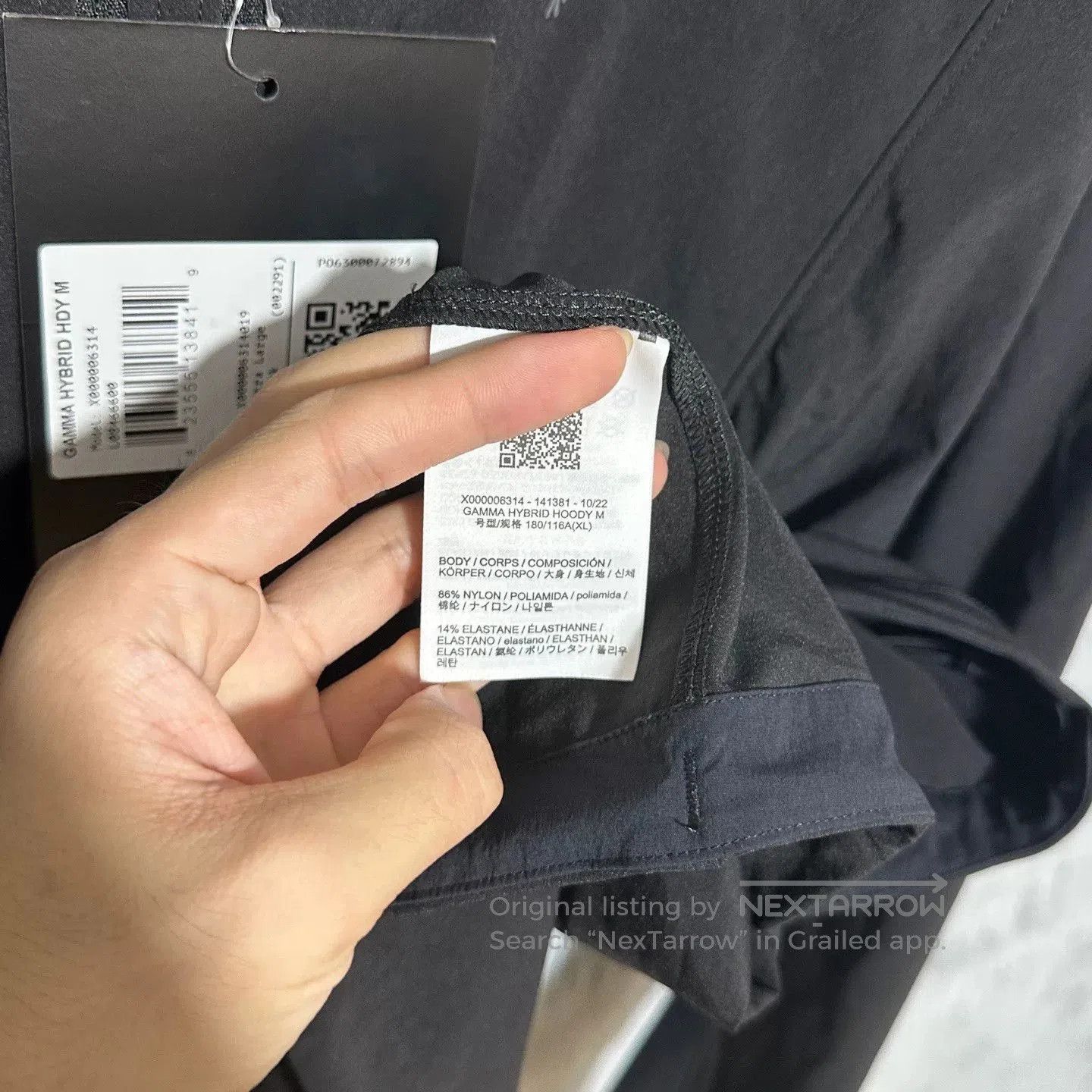 Arc'teryx arcteryx gamma hybrid hoody jacket black. Size US XL / EU 56 / 4 - 6 Thumbnail