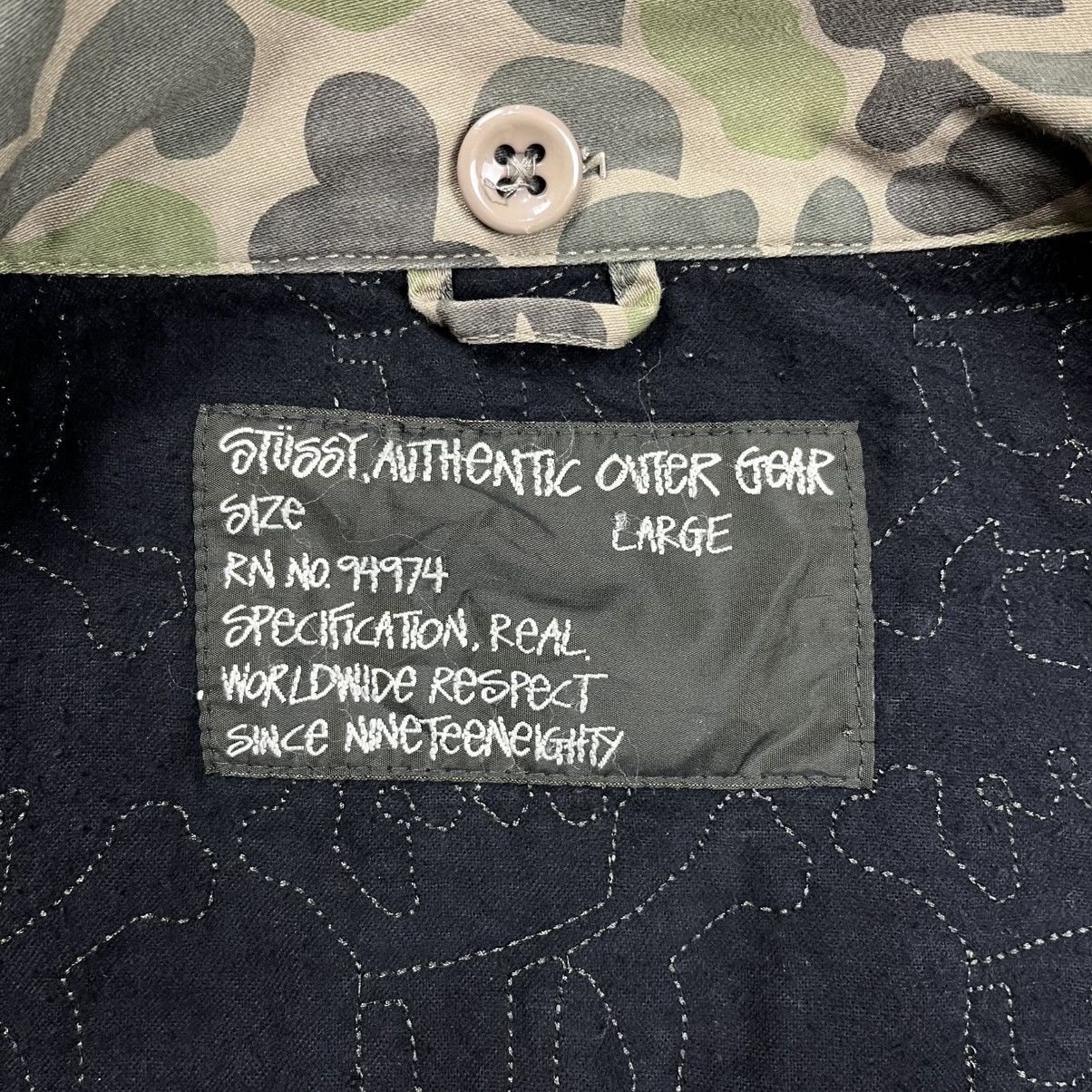 Stussy Vintage Stussy duck hunter camouflage field jacket Size US L / EU 52-54 / 3 - 7 Thumbnail