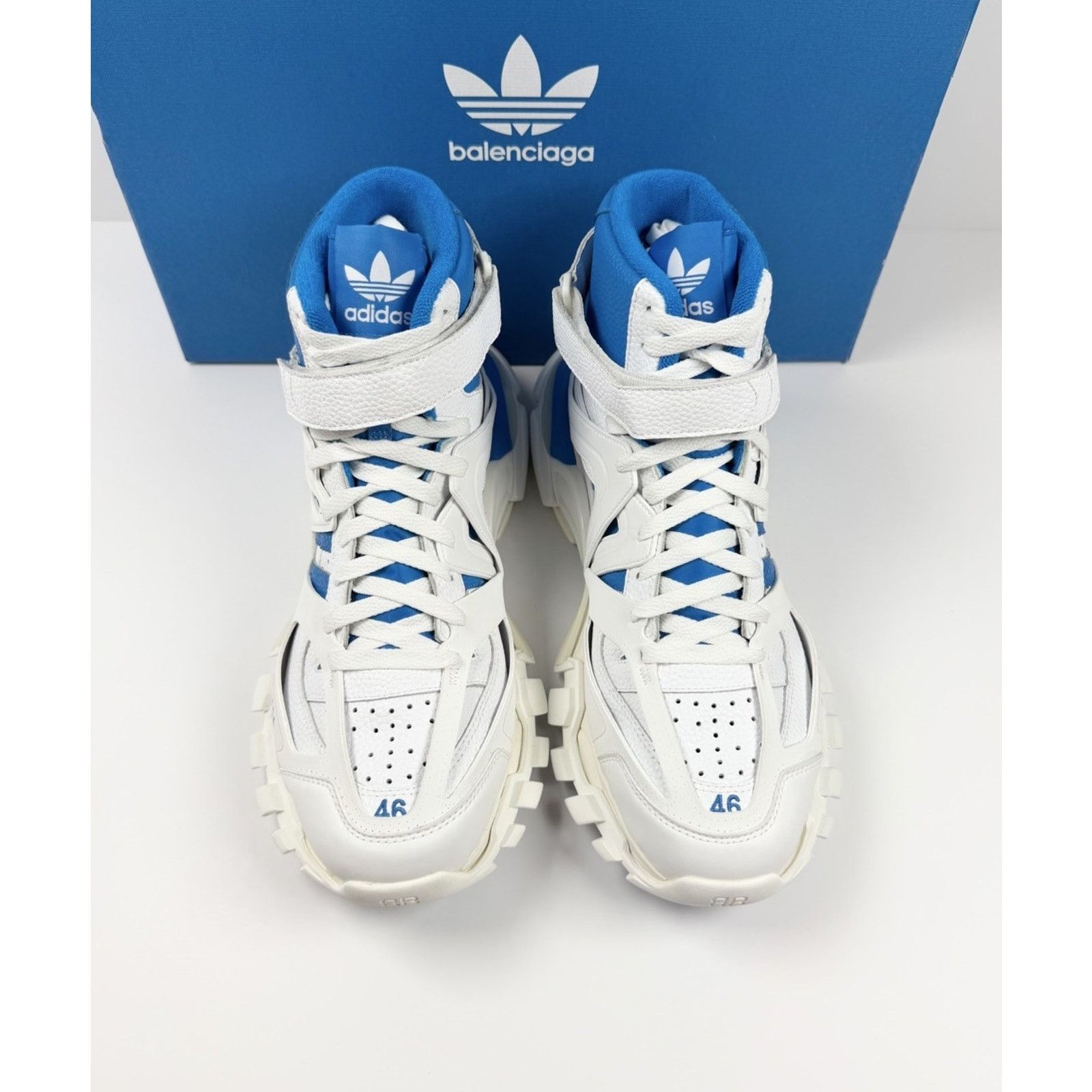 Balenciaga Size 46EU/13US - Balenciaga x adidas Track Forum High NEW! Size US 13 / EU 46 - 3 Thumbnail