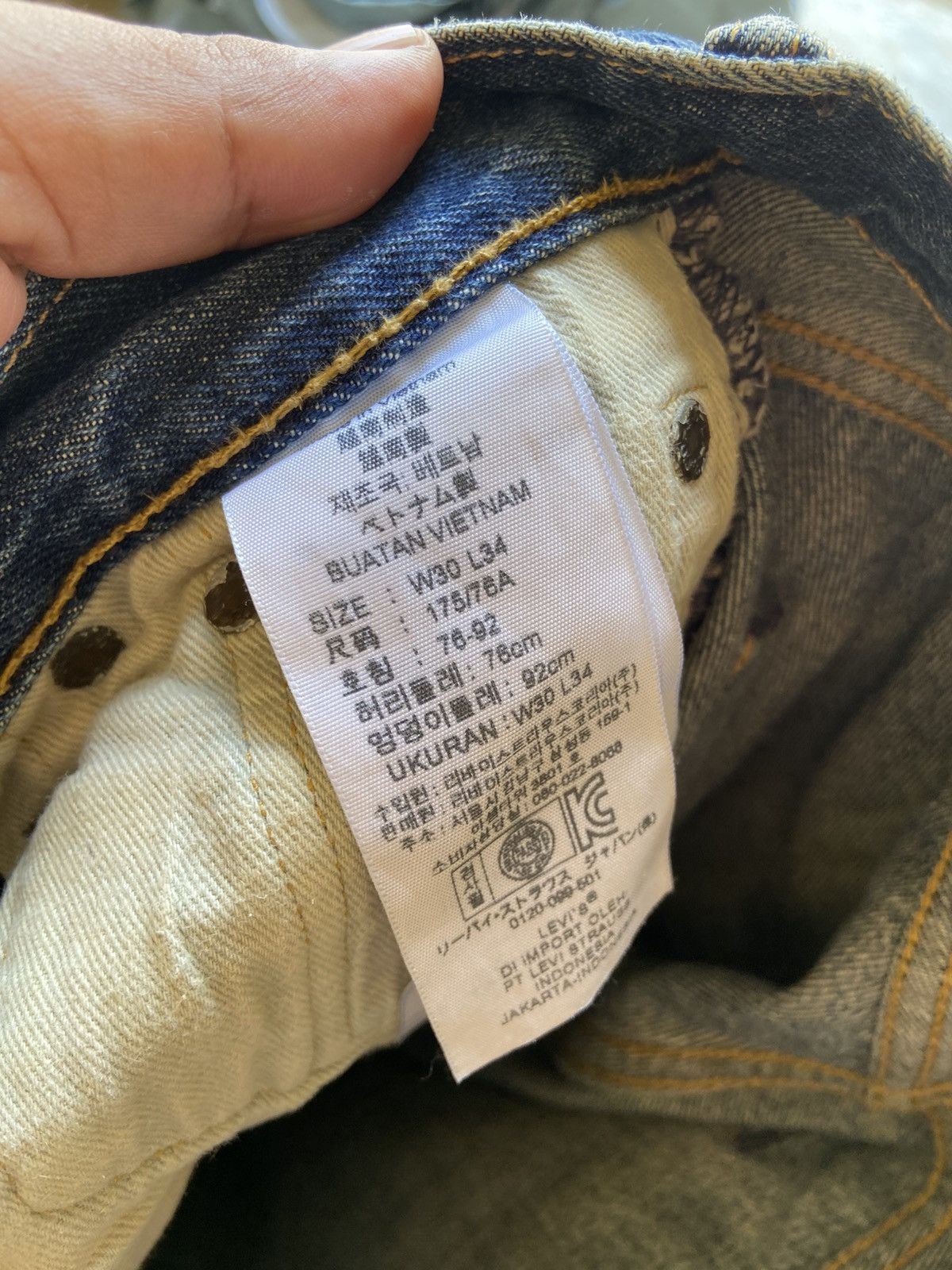 Levi's LEVIS 501 JEANS Size US 30 / EU 46 - 12 Thumbnail