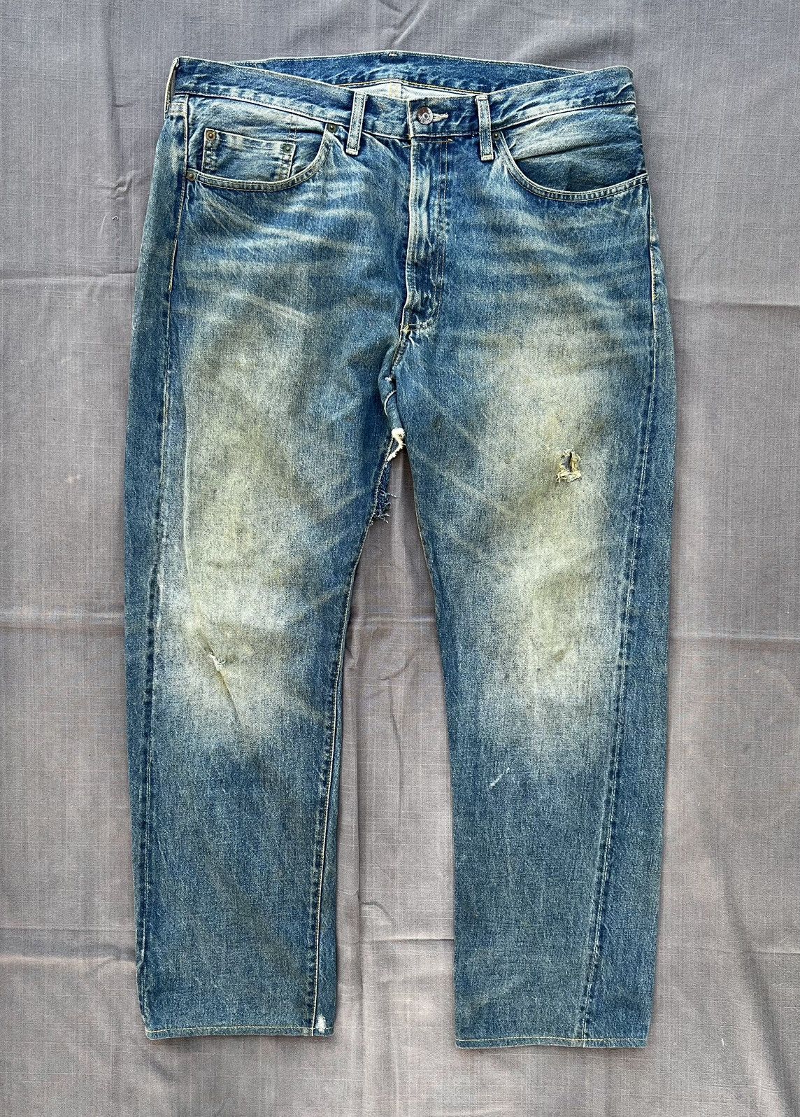 Levi's Vintage Clothing 🔥HOT DROPS🔥 1954 LVC 501Z XX "E" selvedge denim Size US 36 / EU 52 - 3 Thumbnail