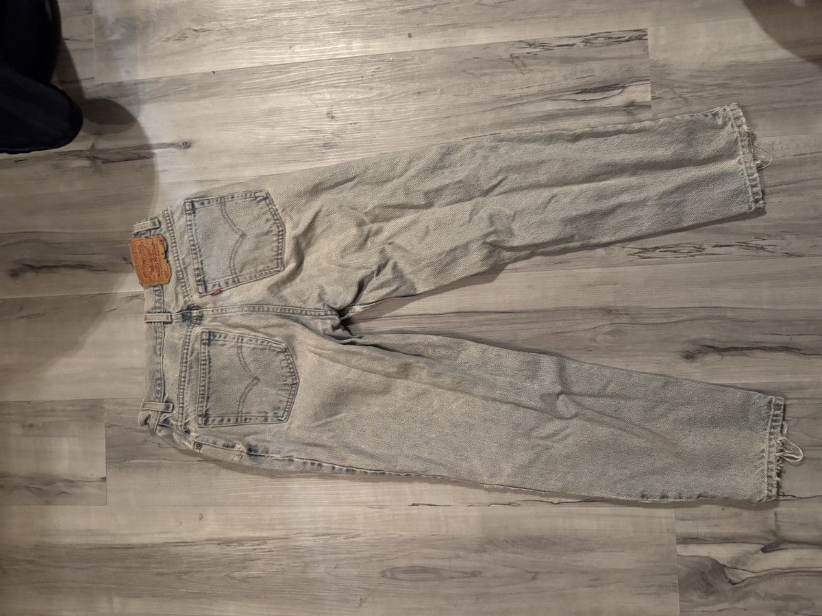 Levi's × Levi's Vintage Clothing × Vintage Levi’s 550 Light Blue Denim Jeans Size US 29 - 2 Thumbnail