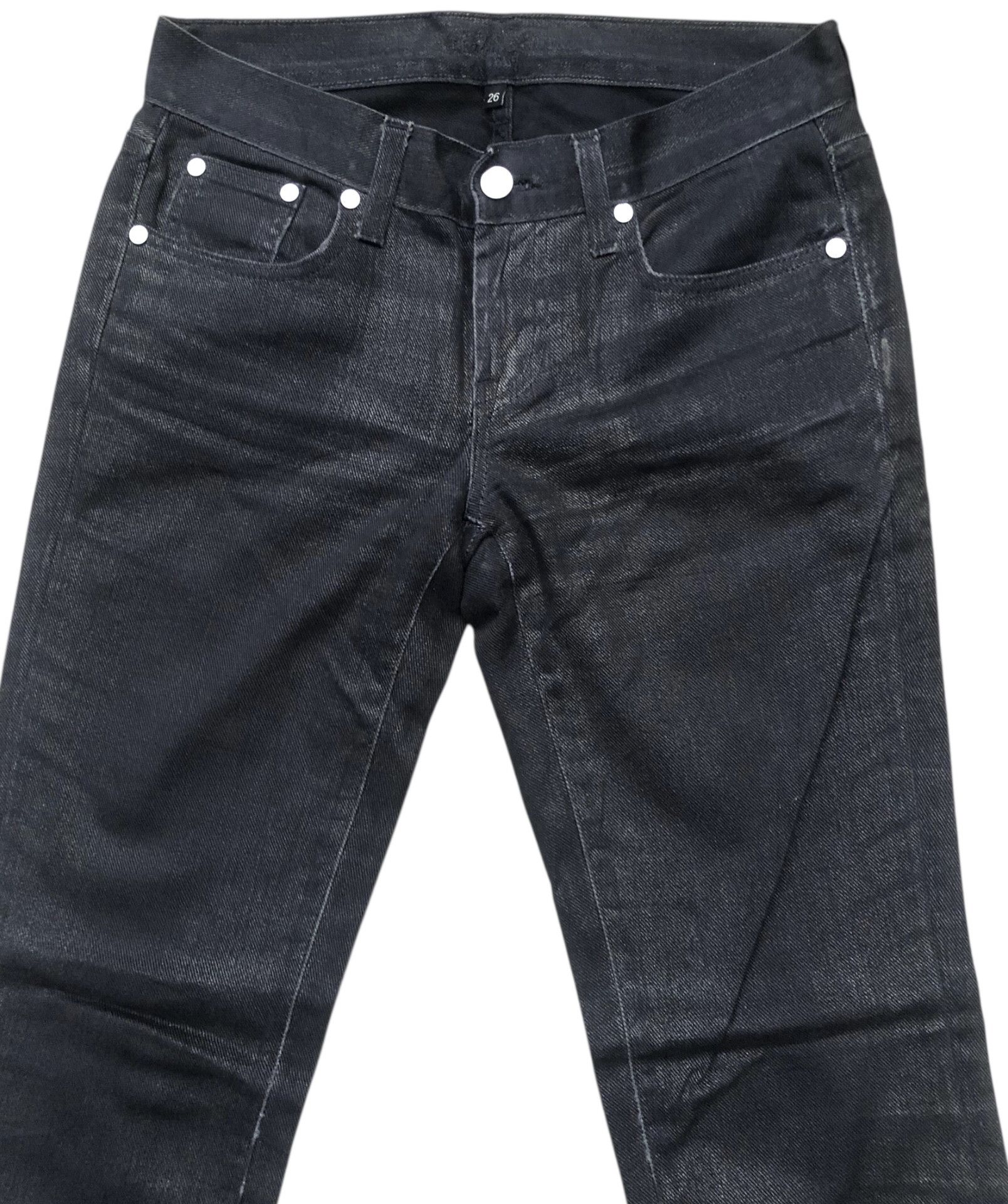 Ralph Lauren 🔥RALPH LAUREN 867 Gunmetal Cut Flare Bootcut Velvet Jeans Size 30" / US 8 / IT 44 - 3 Thumbnail