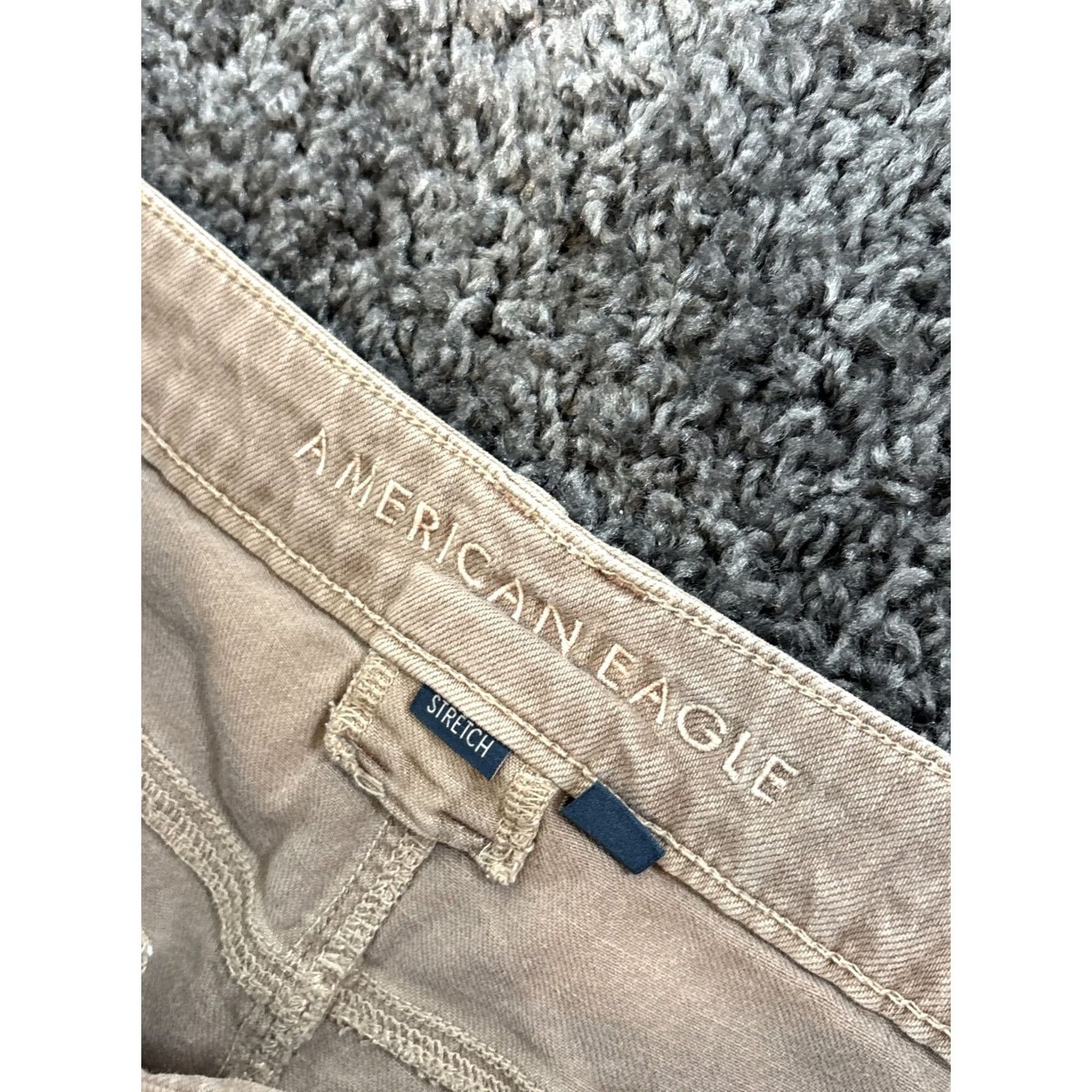 American Eagle Outfitters VINTAGE American Eagle Outfitters Super High Rise Baggy Wide Leg Jeans Women 8 Brown Distressed 30x30 Denim Cotton Blend 5-Pocket Relaxed Jeans Size ONE SIZE - 6 Thumbnail