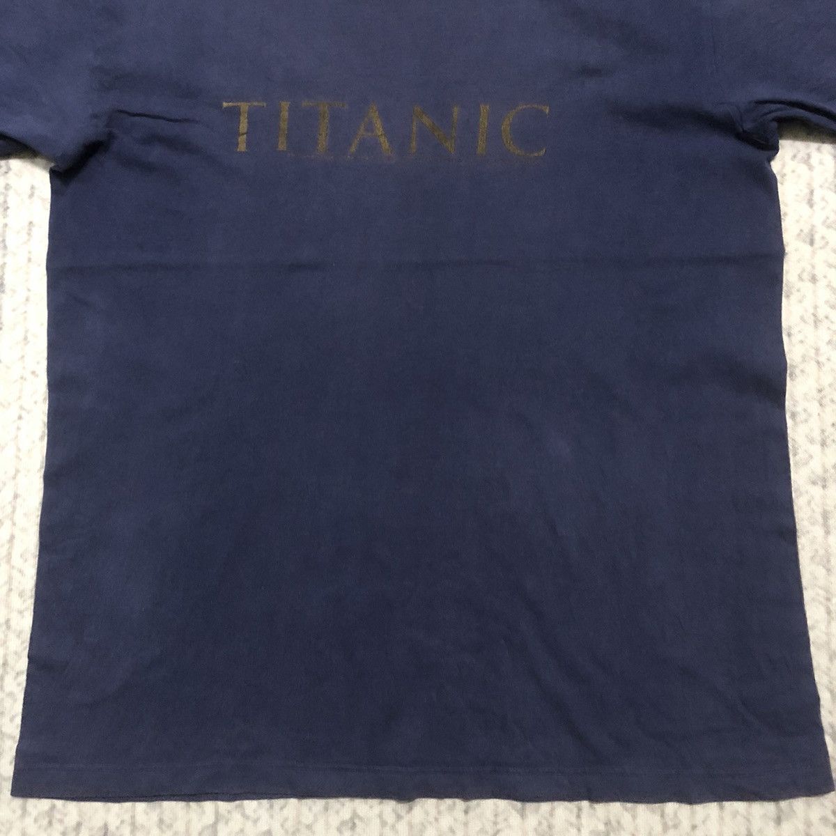 Rap Tees × Vintage Rare Distressed Vintage 90 Titanic Spellout Movie Tees Size US XL / EU 56 / 4 - 5 Thumbnail
