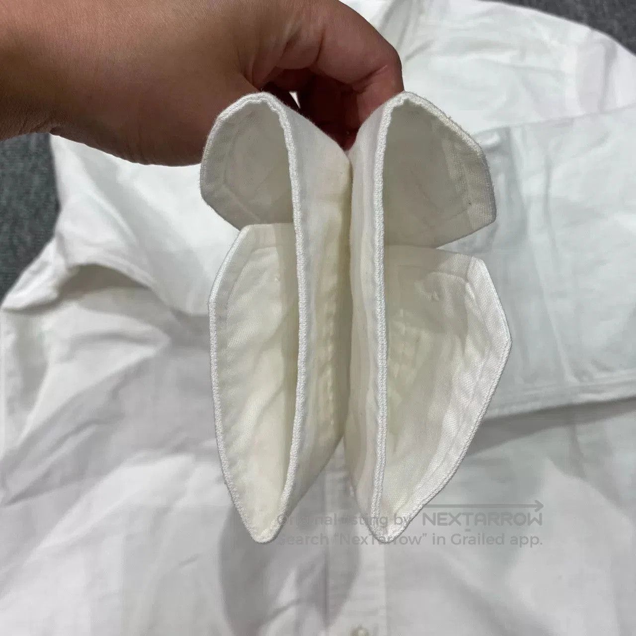 Thom Browne Thom Browne Long Sleeve White Shirt. Size US M / EU 48-50 / 2 - 9 Thumbnail