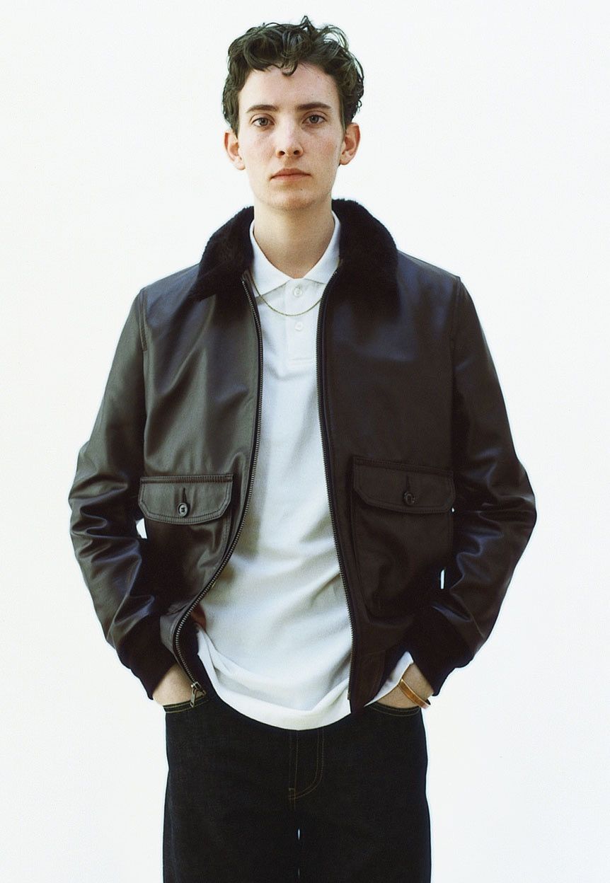 Supreme SS12 Leather Flight Jacket