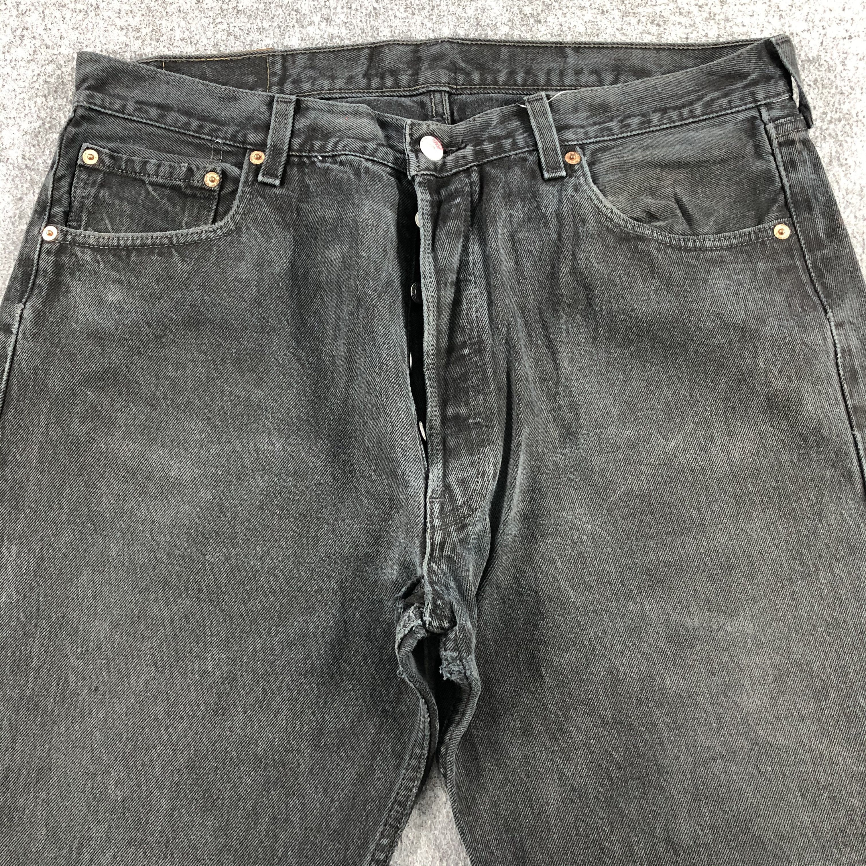 Levi's Vintage 90s Levis 501 Earth Tone Jeans-J1454 Size US 36 / EU 52 - 3 Thumbnail