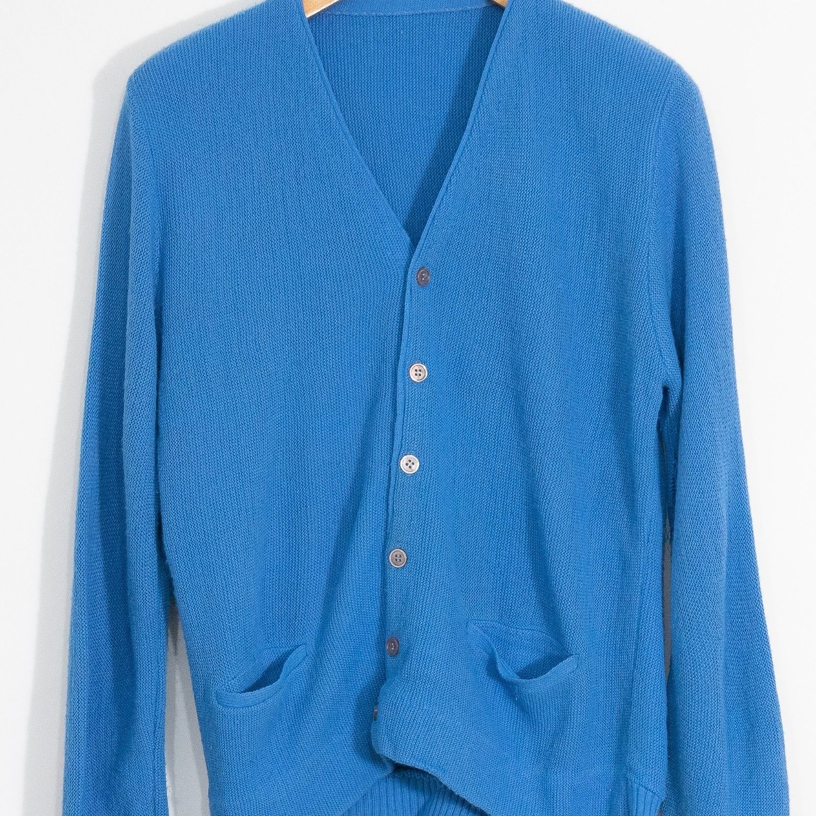 Vintage Vintage Acrylic Knit Cardigan Sweater Mens Medium Tennis Size US M / EU 48-50 / 2 - 3 Thumbnail