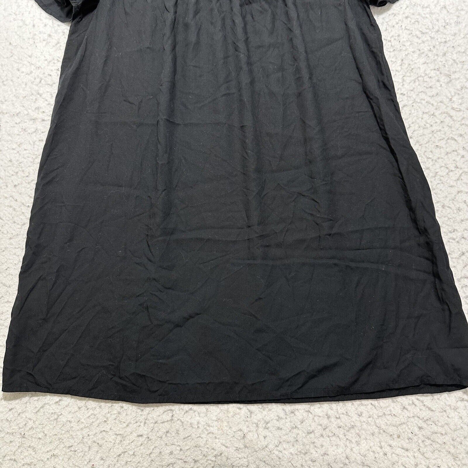 Old Navy Old Navy Medium A-Line Dress Lace Embroidery Trim Black Size M / US 6-8 / IT 42-44 - 6 Thumbnail