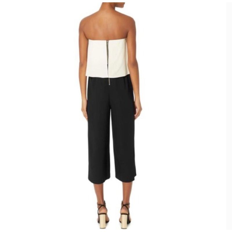 INTERMIX INTERMIX Black White Loddie Strapless Jumpsuit Size 6 Size 28" / US 6 / IT 42 - 2 Thumbnail