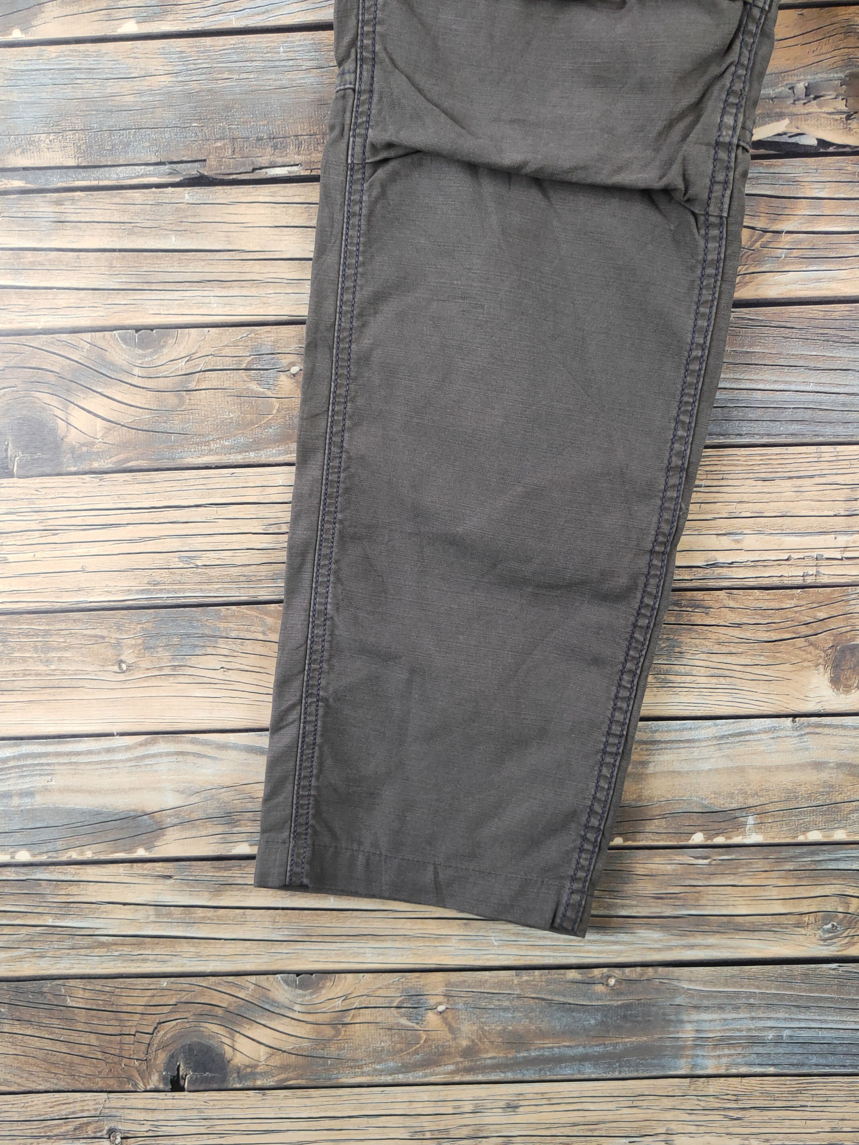Surplus Research DL Surplus-Blue Way Olive Multipocket Cargo Pants #452 Size US 29 - 4 Thumbnail