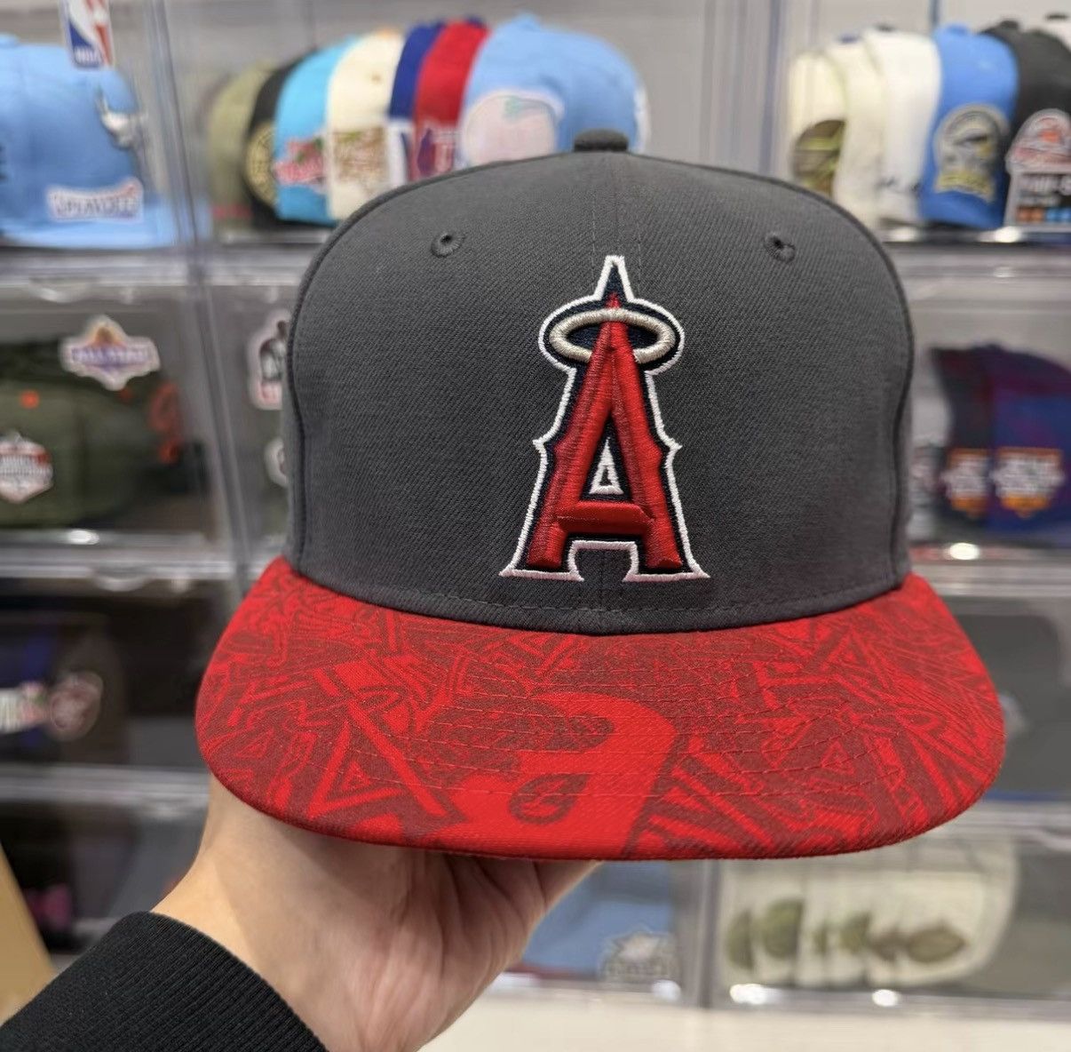 New Era New Era Los Angeles Angels Flat Brim Baseball Cap J32 Size ONE SIZE - 1 Thumbnail