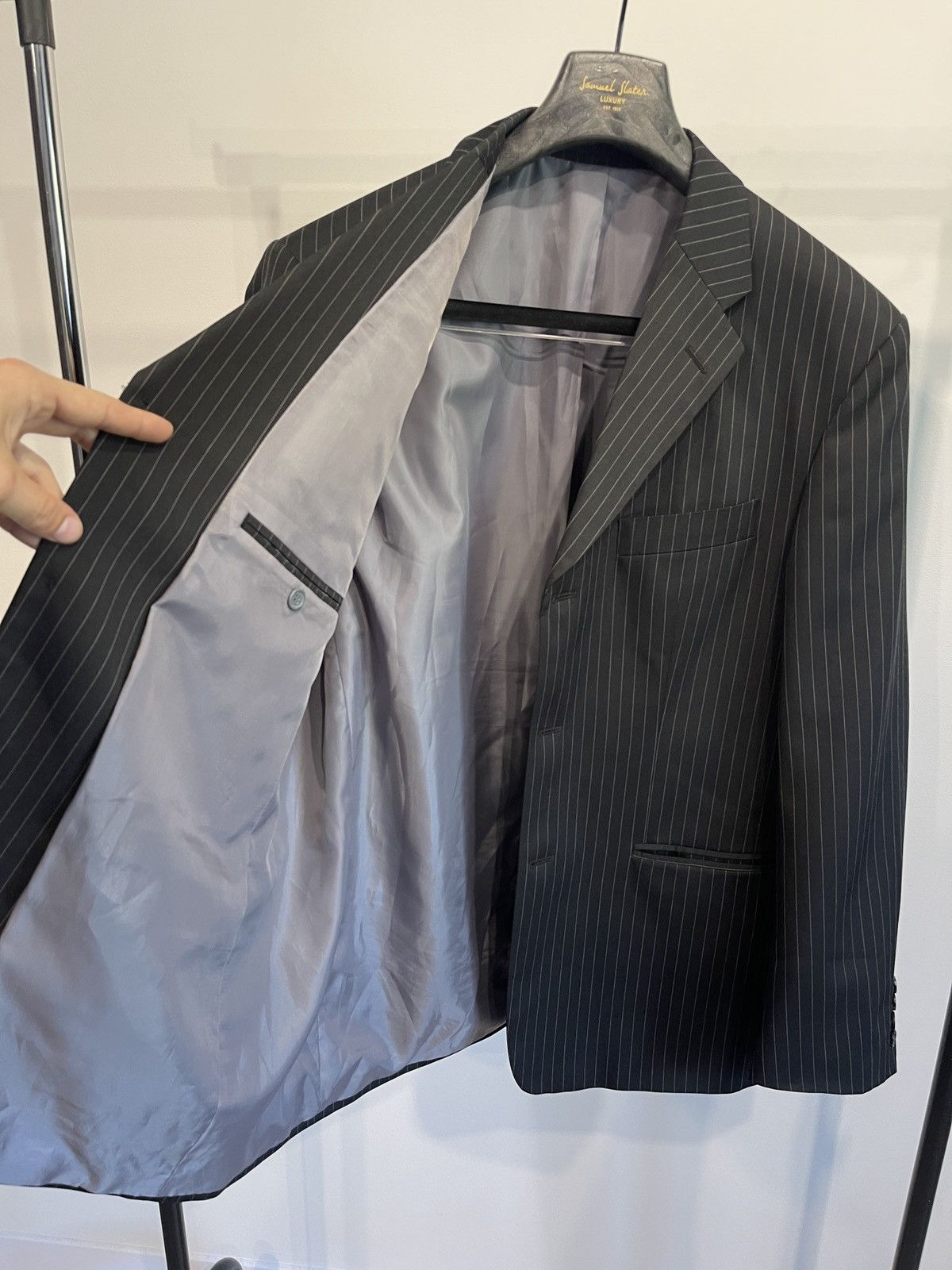 C&A × Vintage Vintage classic men’s suit trousers + blazer 46R Size 46R - 8 Thumbnail