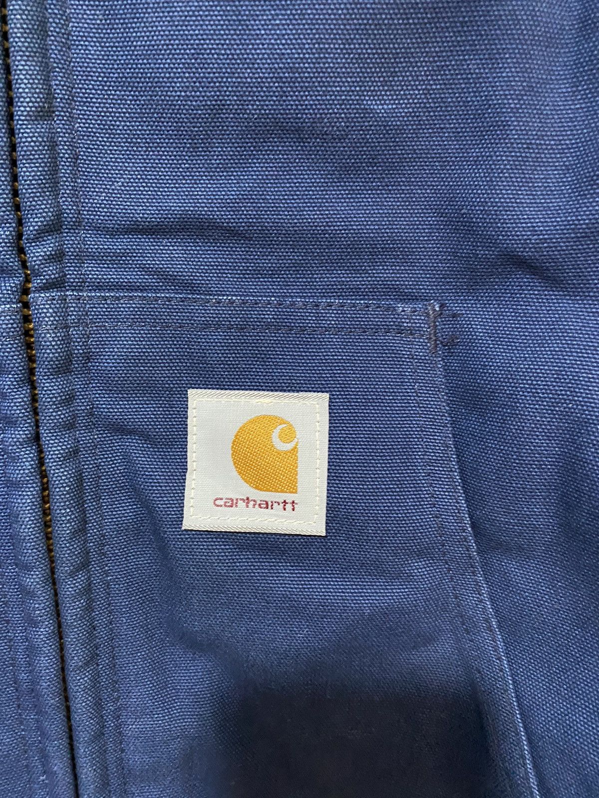 Carhartt Carhartt USA Active Jacket, sizeXL, blue, with patch, used, Size US XL / EU 56 / 4 - 5 Thumbnail